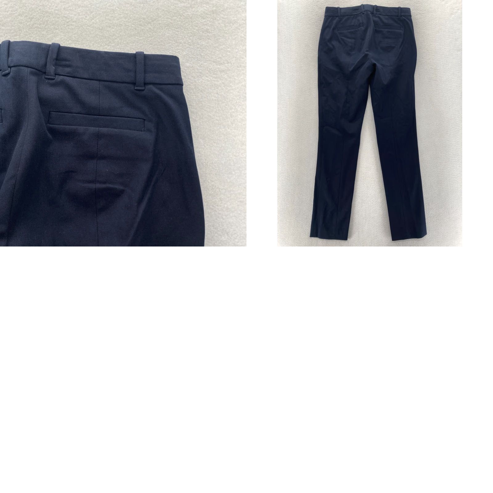J.Crew J.CREW Lexie Pants Women's 4 Navy Blue Stretch Skinny Office Career Chino Pants Size 28" / US 6 / IT 42 - 9 Thumbnail