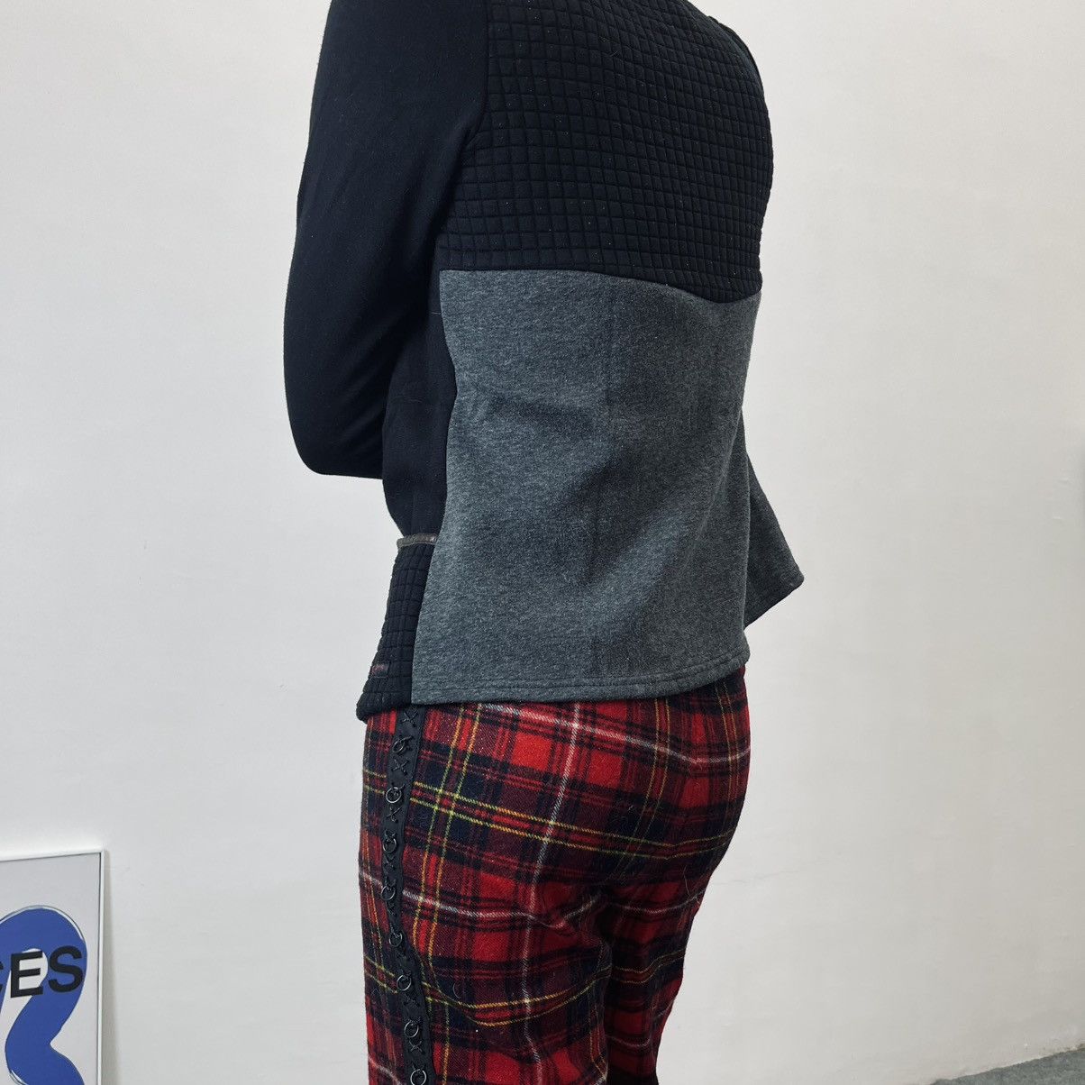 Japanese Brand Asymmetrical Paneled Knit Top – Avant-Garde Style Size US M / EU 48-50 / 2 - 4 Thumbnail