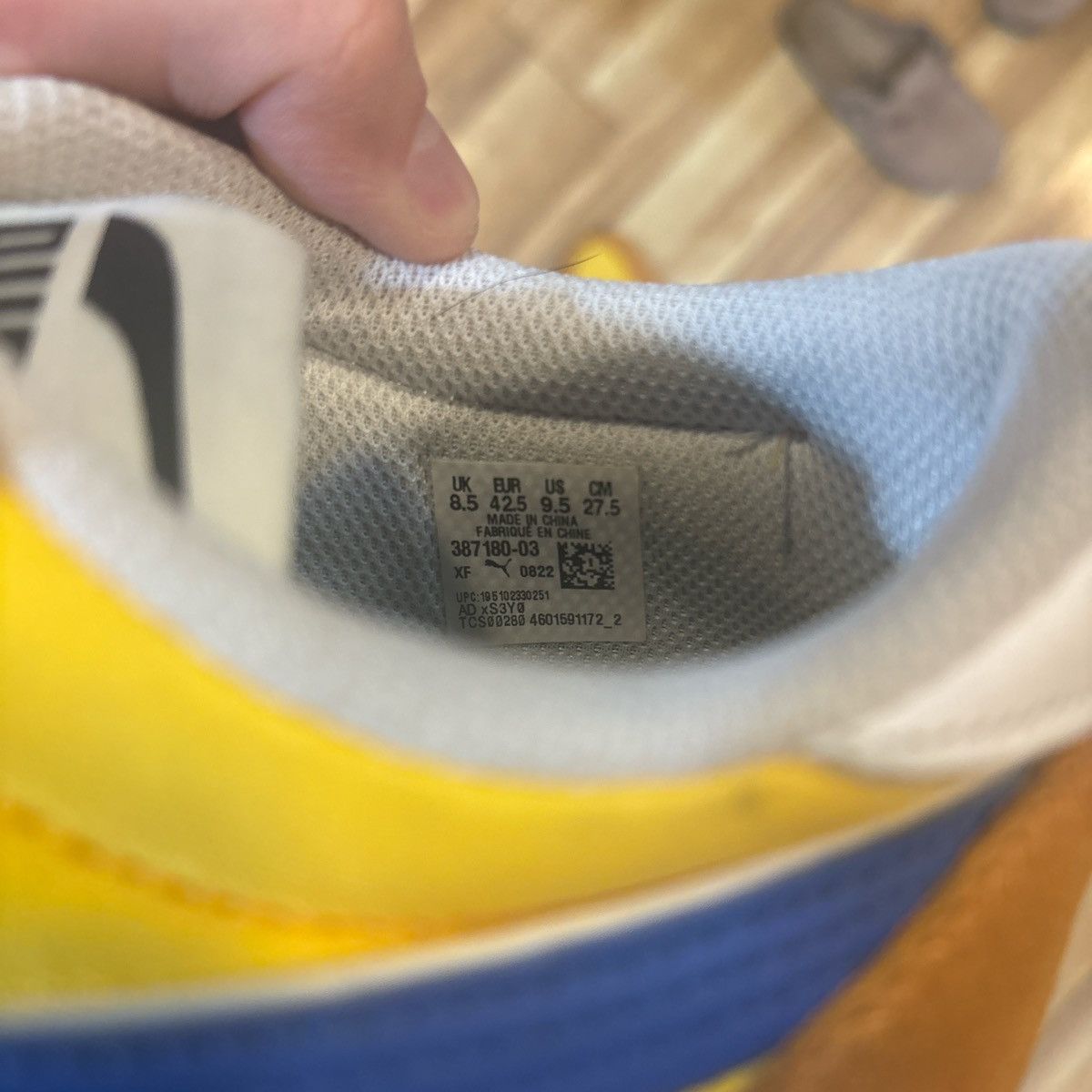 Puma Puma Rider FV Essential Yellow and Blue Size US 8.5 / EU 41-42 - 4 Thumbnail