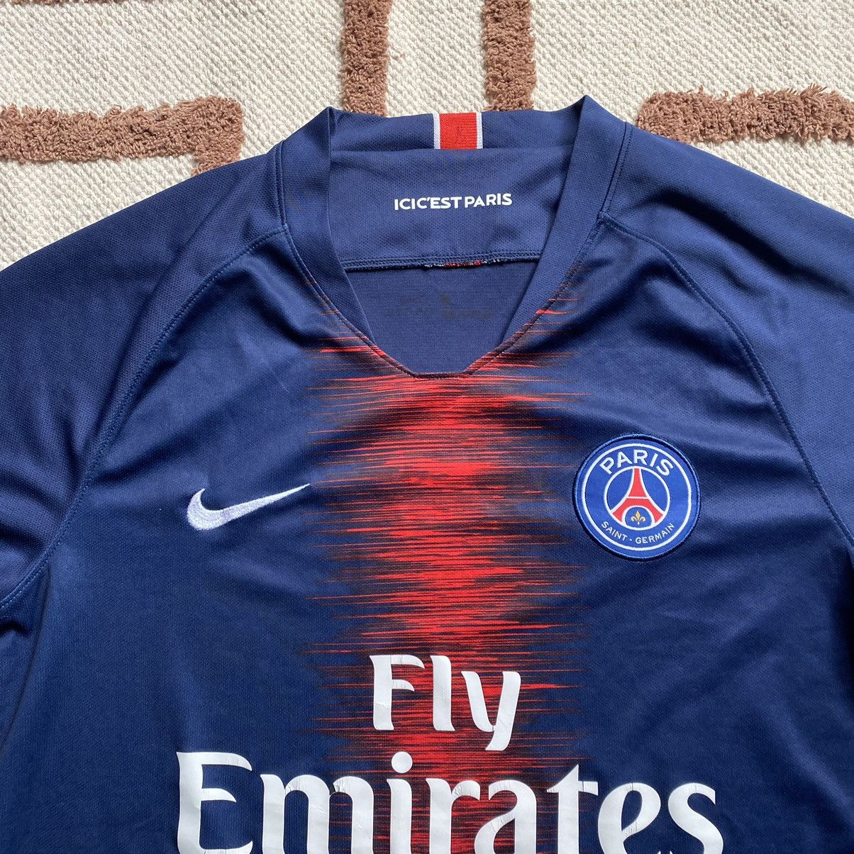Nike NIKE PSG FC FLY EMIRATES JERSEY T SHIRT Size US L / EU 52-54 / 3 - 2 Thumbnail