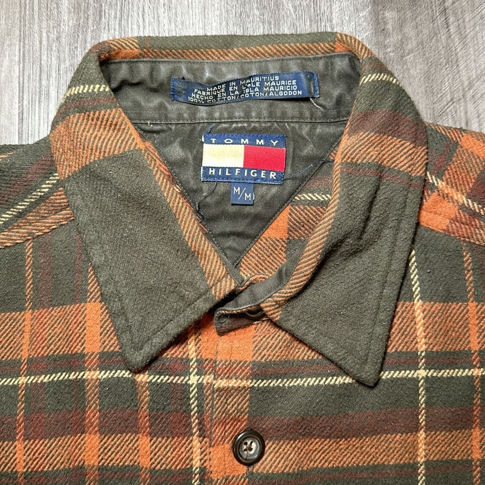 Tommy Hilfiger Tommy Hilfiger Heavy Flannel Long Sleeve - Medium Size US M / EU 48-50 / 2 - 7 Thumbnail