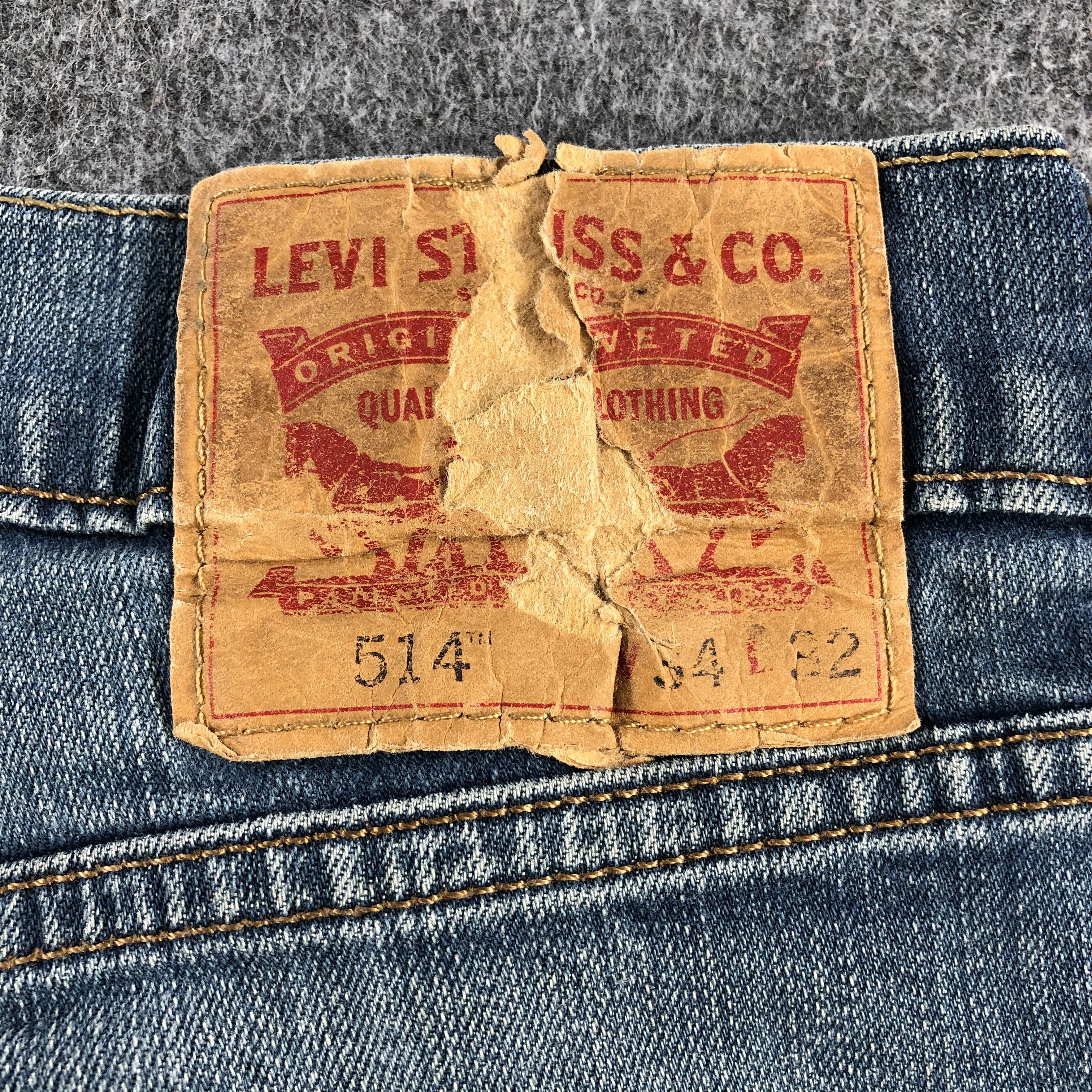 Levi's Vintage Blue Wash Levis 514 Jeans-J1558 Size US 34 / EU 50 - 5 Thumbnail