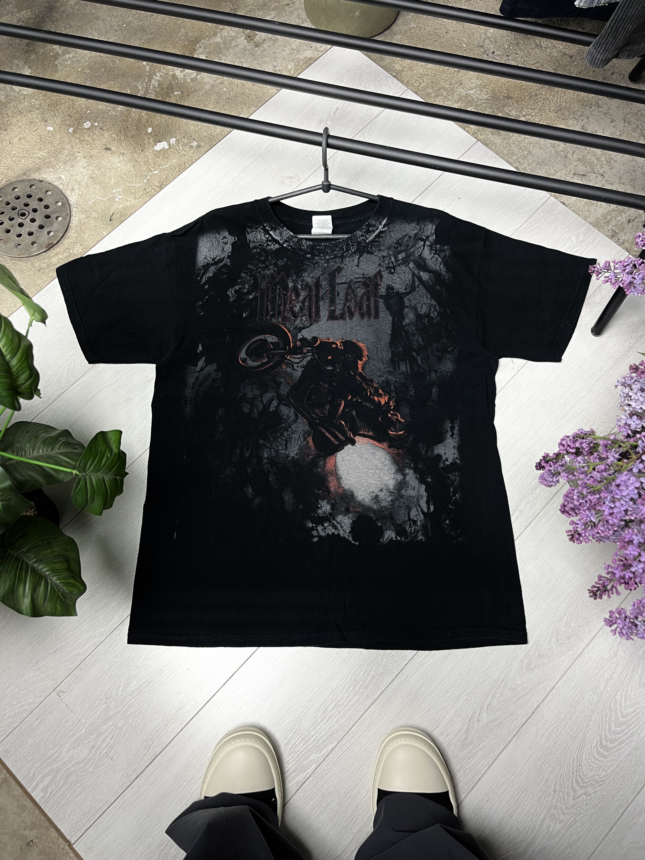 Band Tees 2010 MEAT LOAF "HANG COOL TEDDY BEAR" WORLD TOUR TEE - № 965 Size US L / EU 52-54 / 3 - 1 Thumbnail