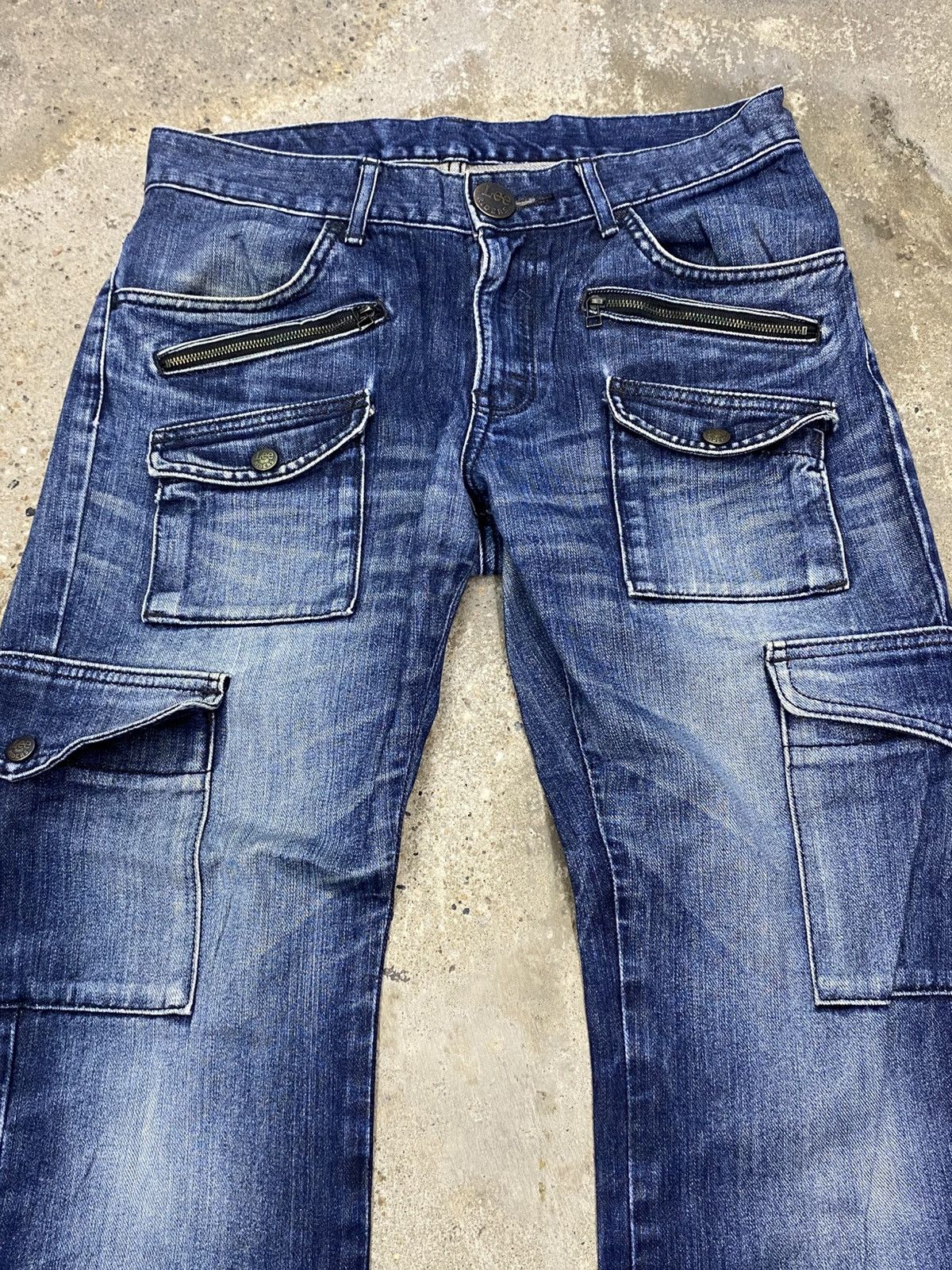 If Six Was Nine × Le Grande Bleu (L.G.B.) × Lee 💥Bindding Offer💥 rare lee faded jeans pant Size US 32 / EU 48 - 4 Thumbnail