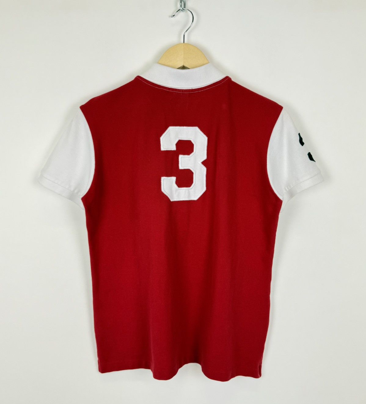 Ralph Lauren Ralph Lauren Mercer RL Polo Team Short Sleeve Shirt Red Top Size L / US 10 / IT 46 - 8 Thumbnail