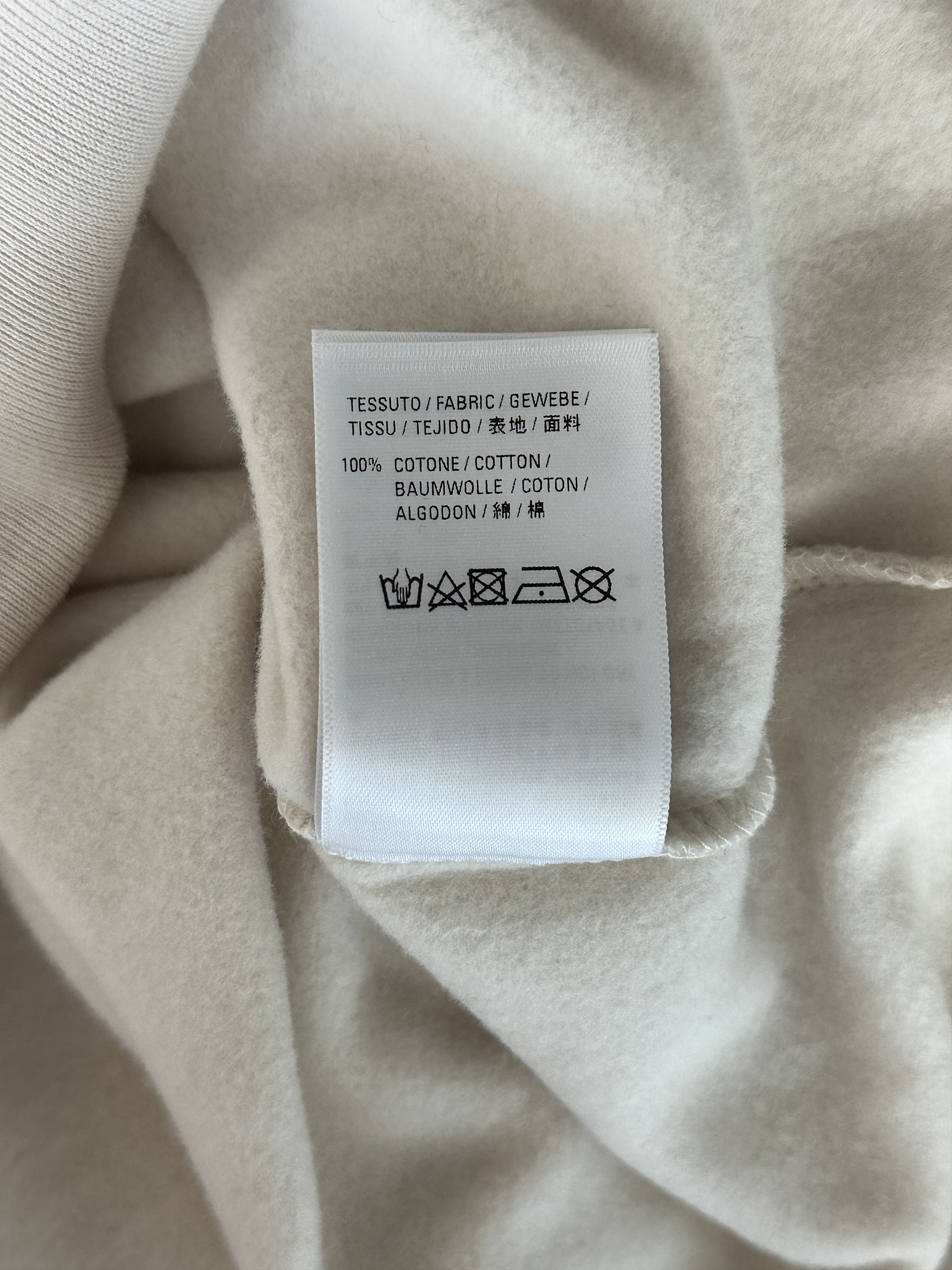 Balenciaga Balenciaga Beige & Blue Logo Hoodie Size US L / EU 52-54 / 3 - 6 Thumbnail