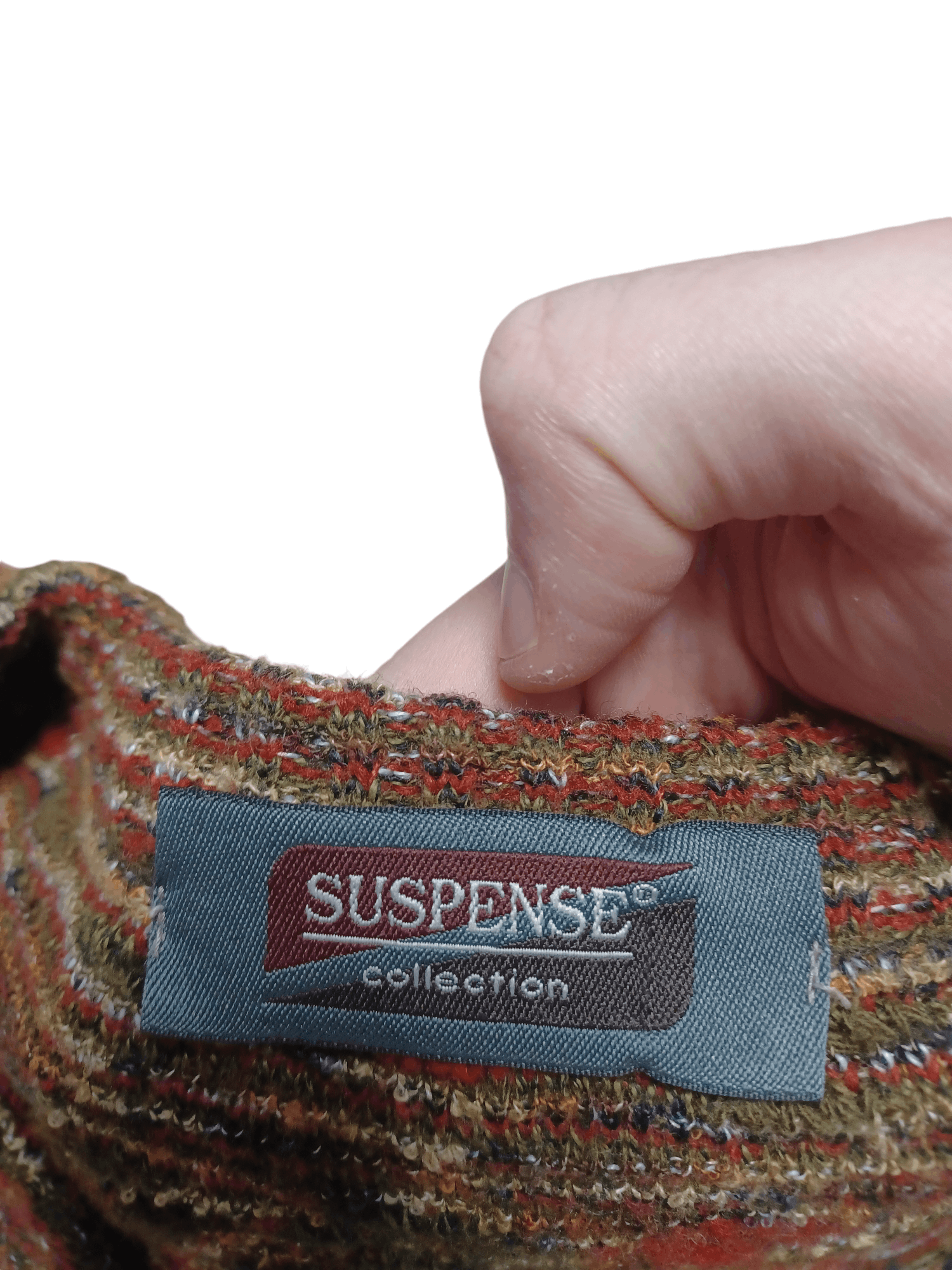 Other VINTAGE MADE IN ITALY WOOL COOGI STYLE SUSPENSE SWEATER Size US L / EU 52-54 / 3 - 4 Thumbnail