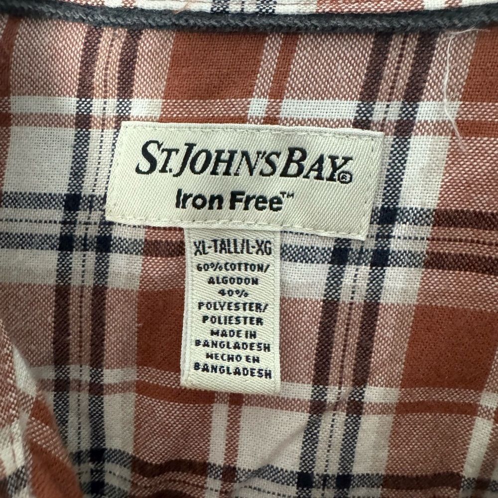 St. Johns Bay St. John’s Bay SZ XL plaid button down shirt shirt Size US XL / EU 56 / 4 - 3 Thumbnail