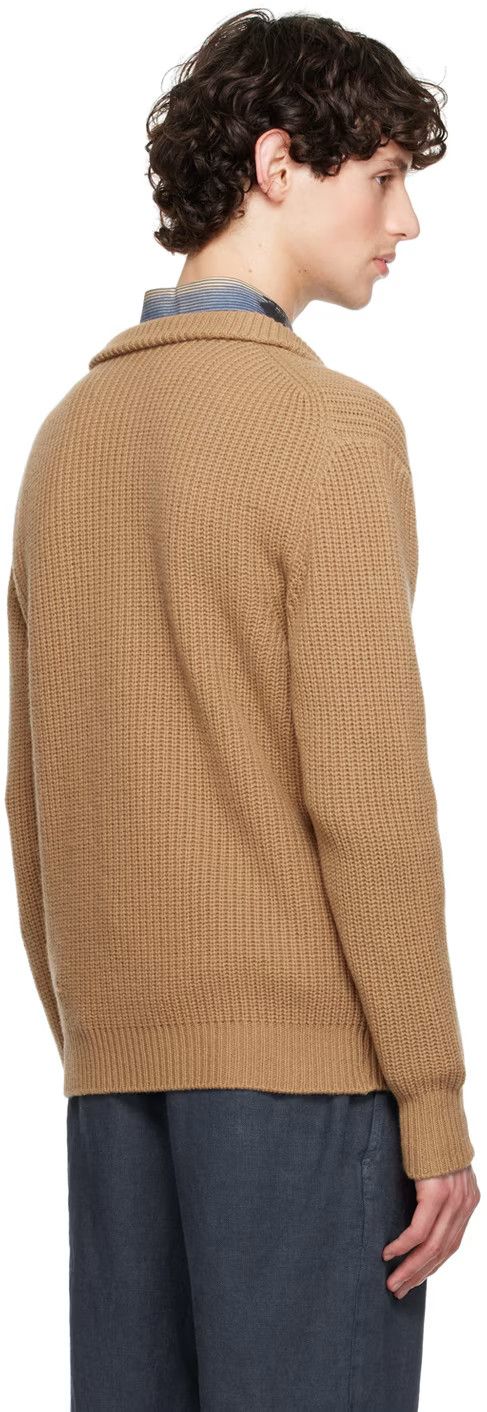 Vivienne Westwood o1y0525 Logo Cardigan in Camel Size US M / EU 48-50 / 2 - 3 Thumbnail