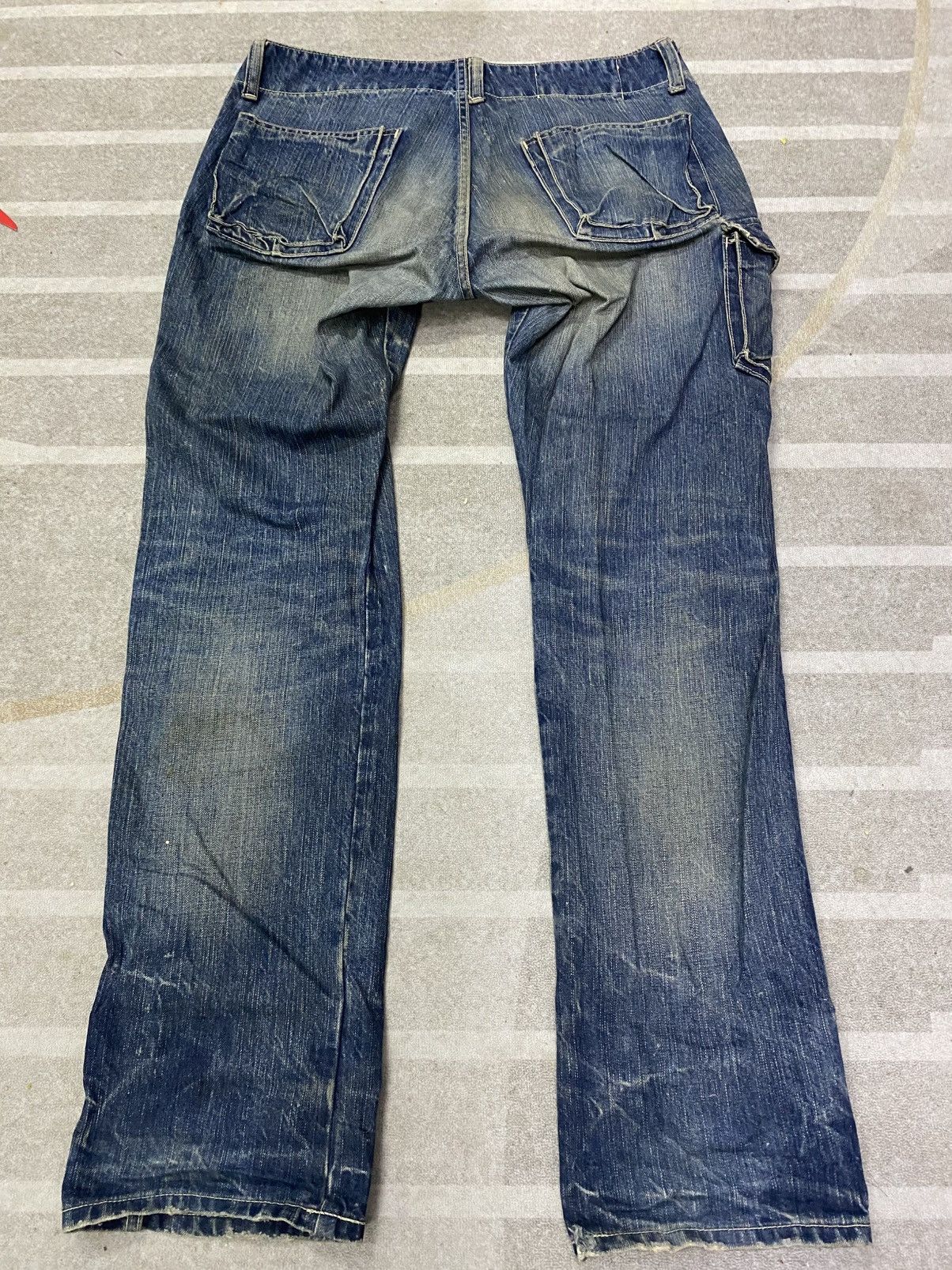 Japanese Brand × Johnbull Rare Vintage John Bull Military Cut Single Side Pocket Denim Size US 34 / EU 50 - 3 Thumbnail