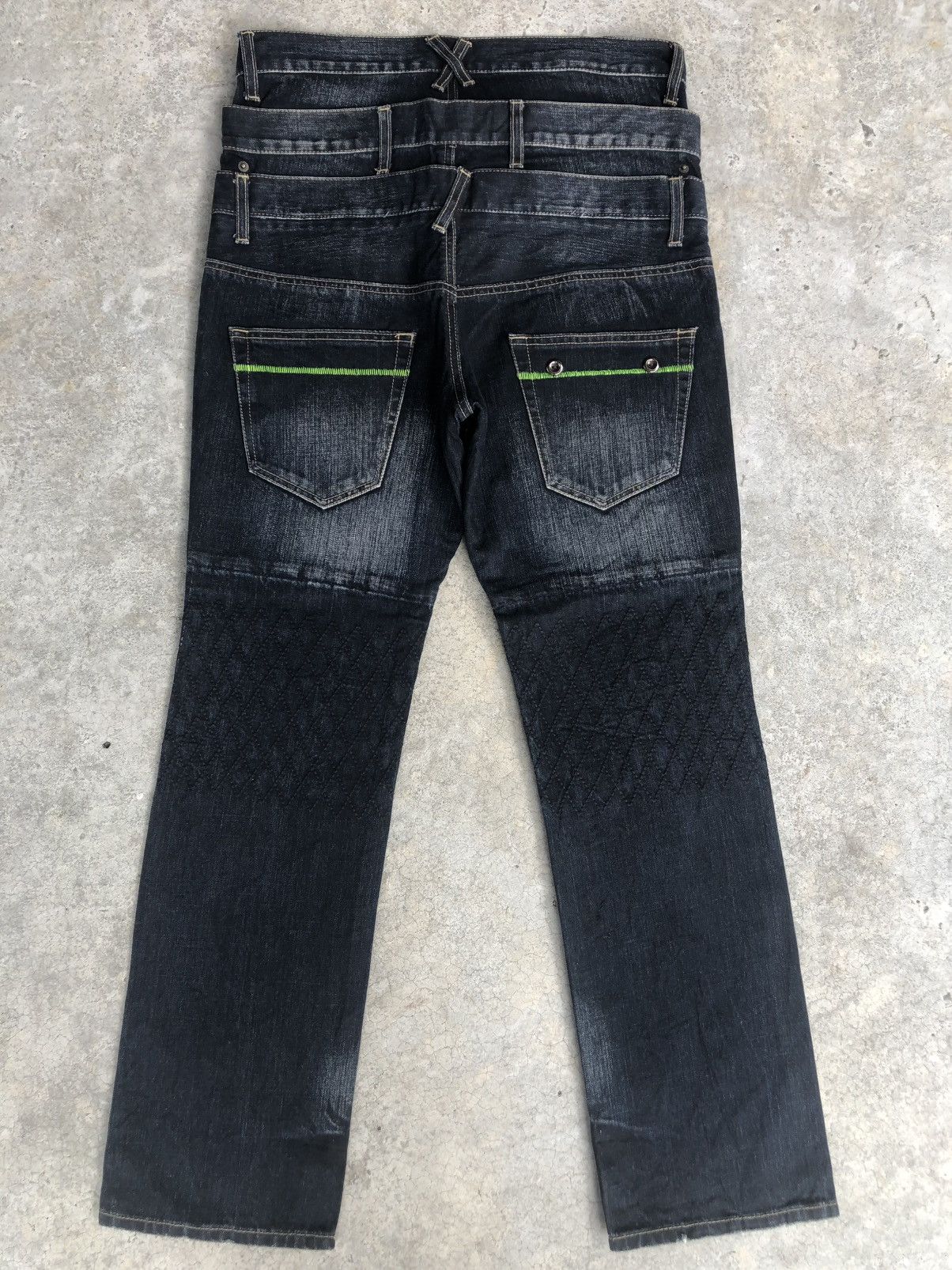 PPFM Japanese PPFM Double Waist Distressed Denim Punk Style Size US 32 / EU 48 - 2 Thumbnail