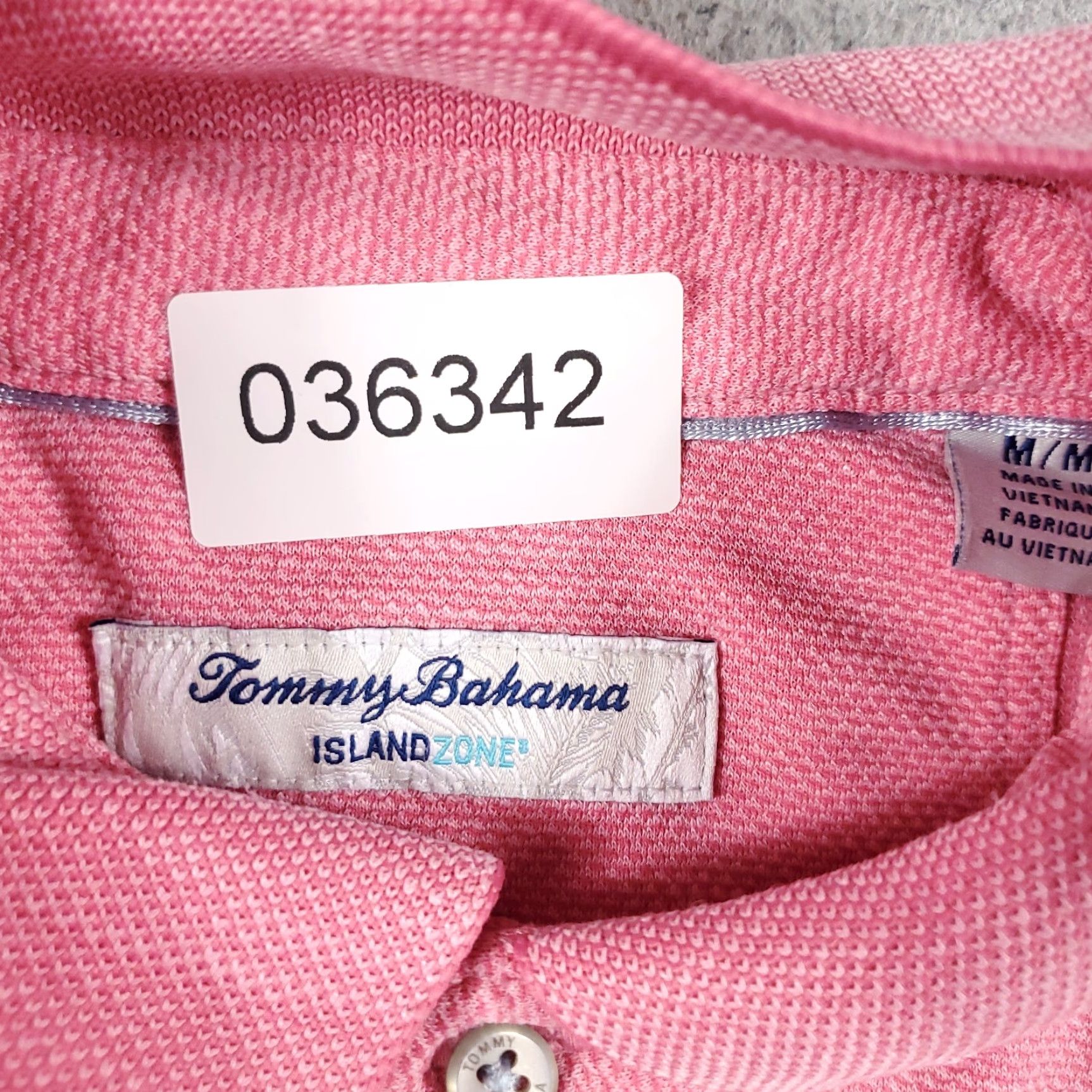 Tommy Bahama VINTAGE Tommy Bahama Polo Shirt Mens Medium Pink Marlin Casual Short Sleeve Shirt Mens M Pink Classic Golf Casual Modern Sports Size US M / EU 48-50 / 2 - 8 Thumbnail