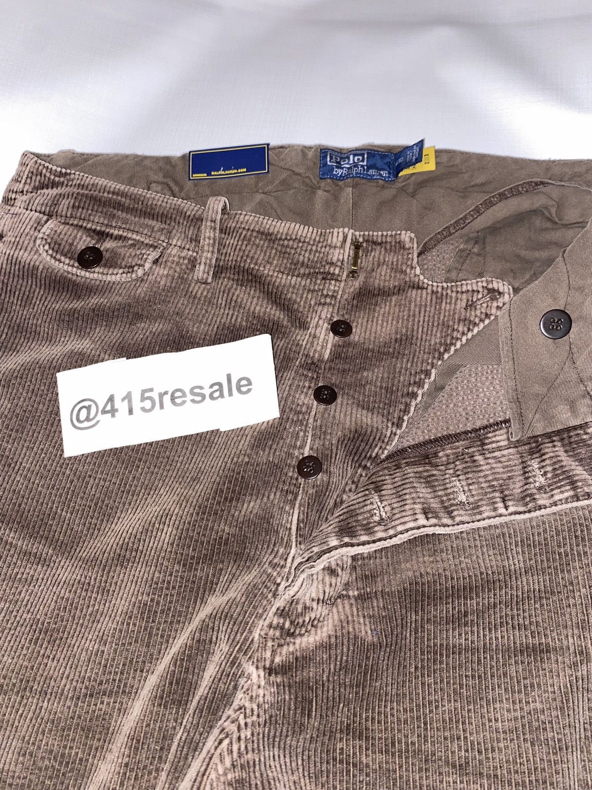Polo Ralph Lauren Polo Ralph Lauren Stretch Relaxed Fit Corduroy Pant Size US 36 / EU 52 - 10 Thumbnail