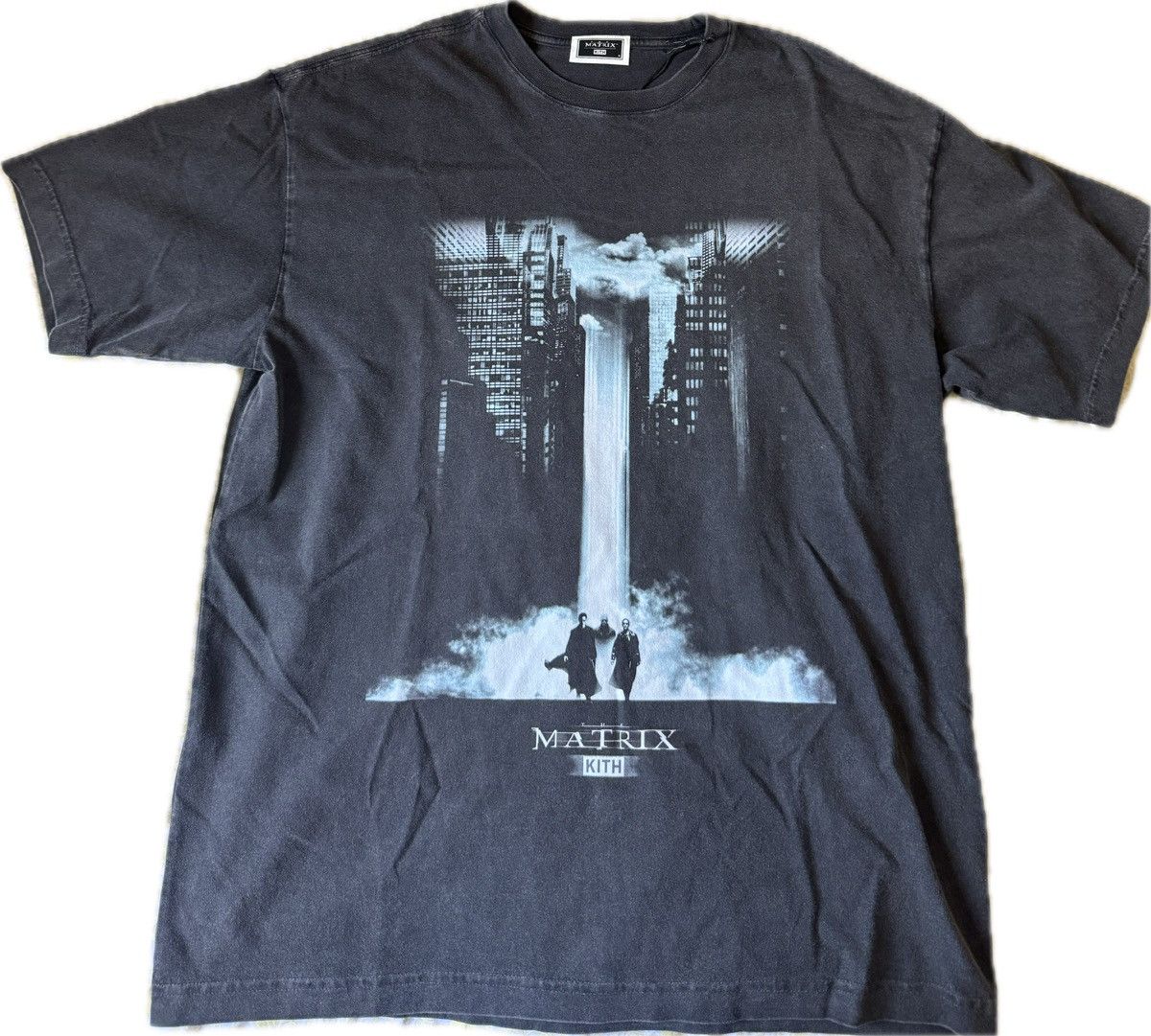 Kith Kith x The Matrix Poster 2 Vintage Tee Black Small | Grailed