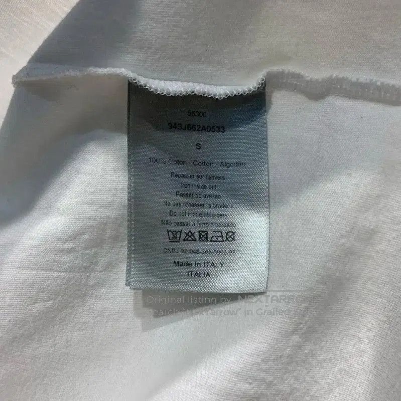 Dior Dior Men's White Cotton Graphic T-Shirt . Size US S / EU 44-46 / 1 - 7 Thumbnail
