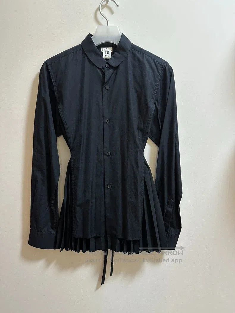 Comme des Garcons Comme des Garçons Noir Kei Ninomiya Pleated Shirt. Size US M / EU 48-50 / 2 - 1 Thumbnail