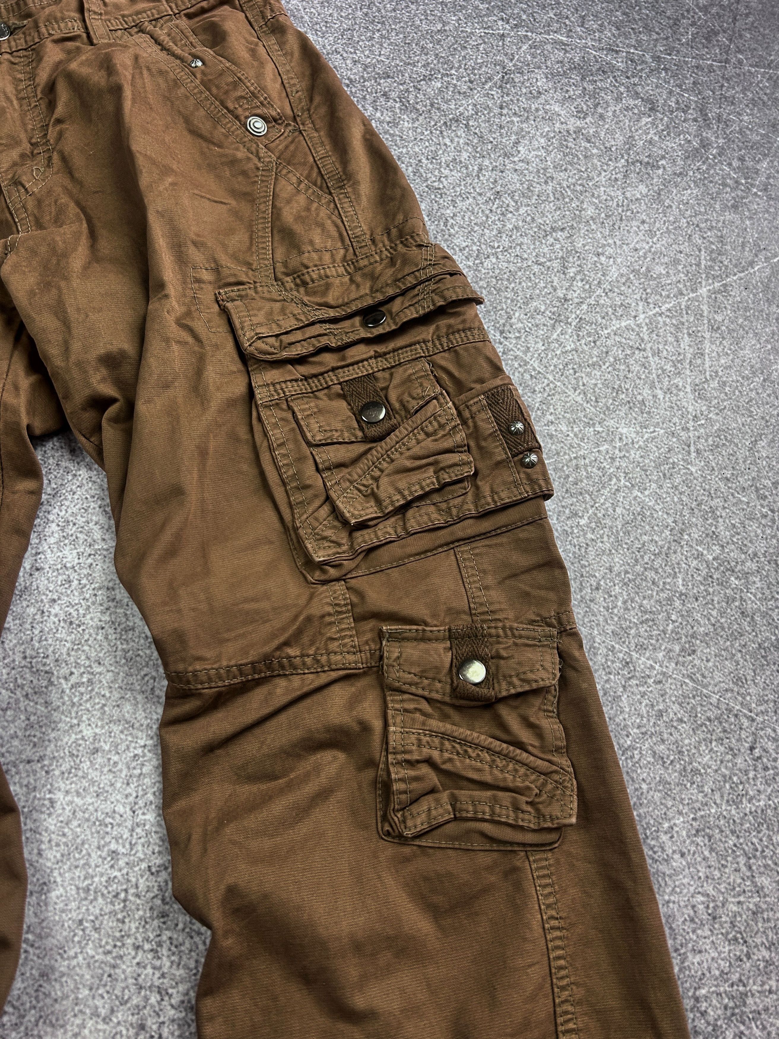 Vintage VINTAGE 💥HYSTERIC GLAMOUR STYLE CARGO JEANS 90S Size US 32 / EU 48 - 3 Thumbnail
