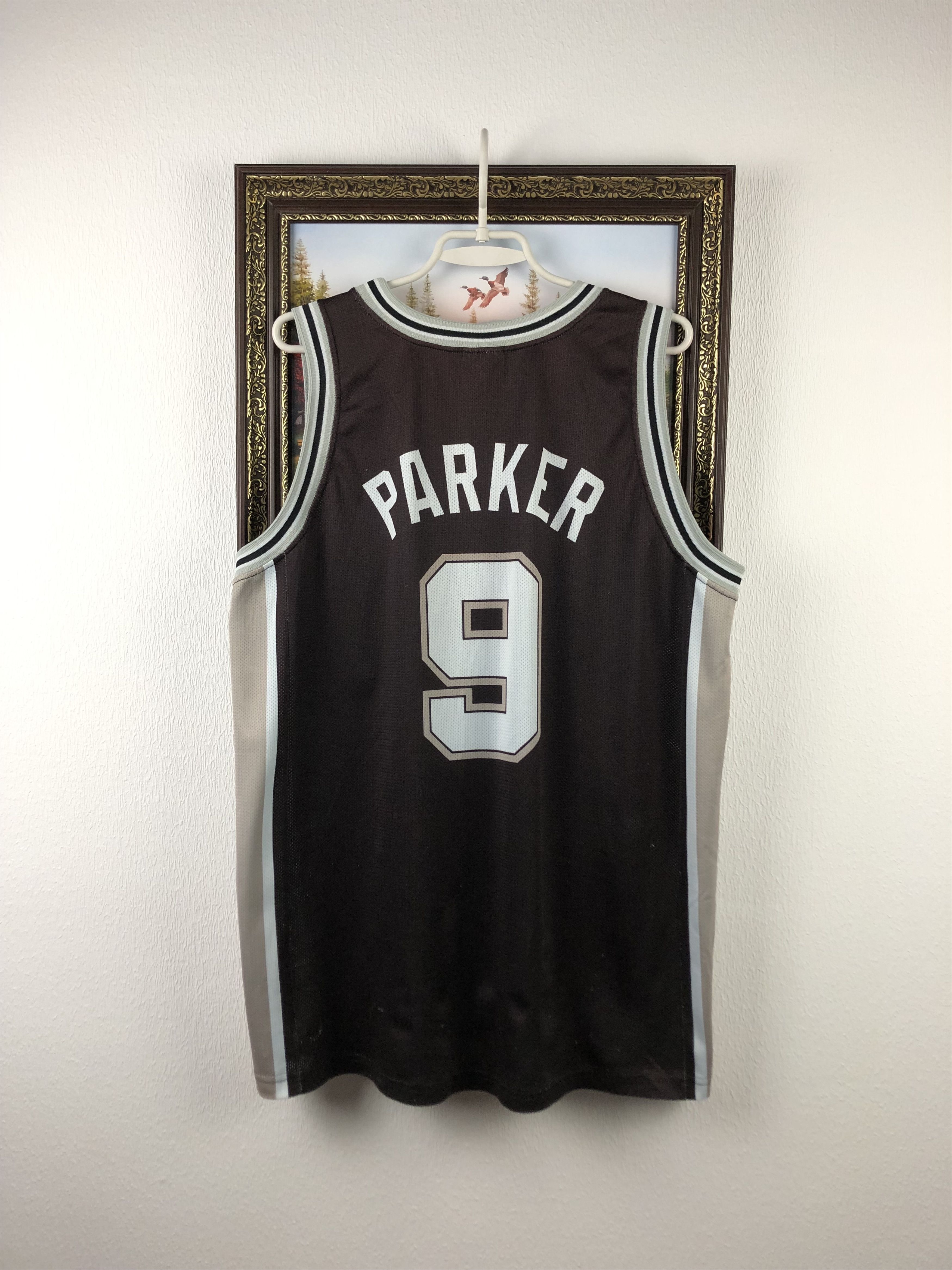 Champion Vintage San Antonio Spurs Parker Champion Authentic Jersey Size US XL / EU 56 / 4 - 13 Thumbnail