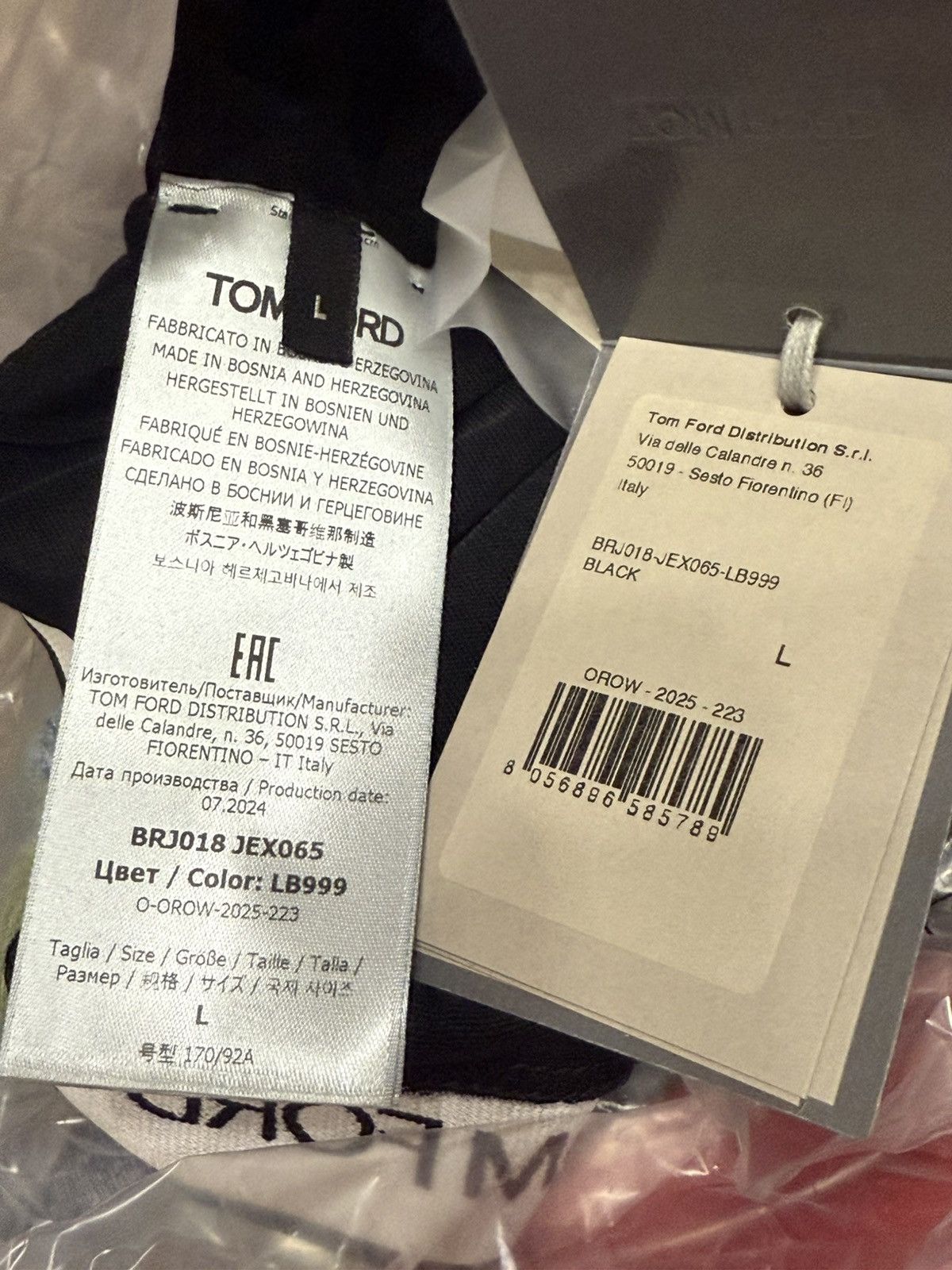 Tom Ford TOM FORD Jersey top Size L / US 10 / IT 46 - 7 Thumbnail