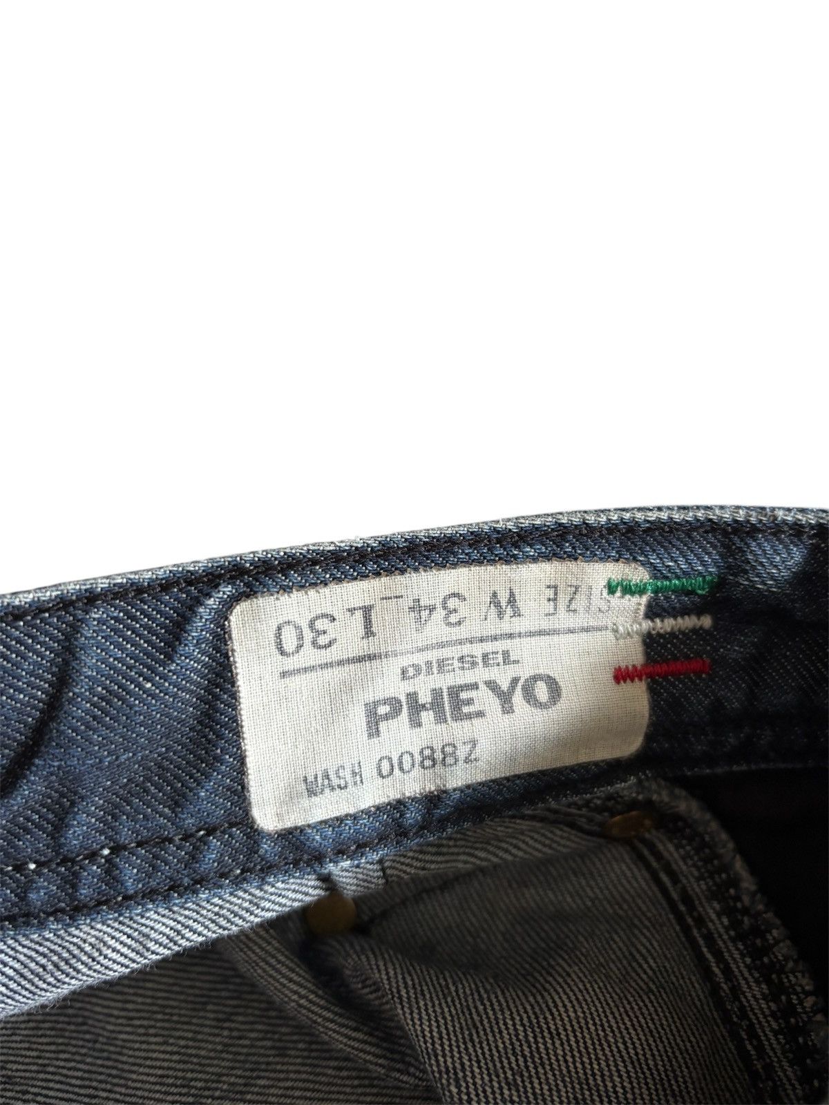 Diesel Vintage crazy diesel streetwear denim jeans Size US 34 / EU 50 - 8 Thumbnail