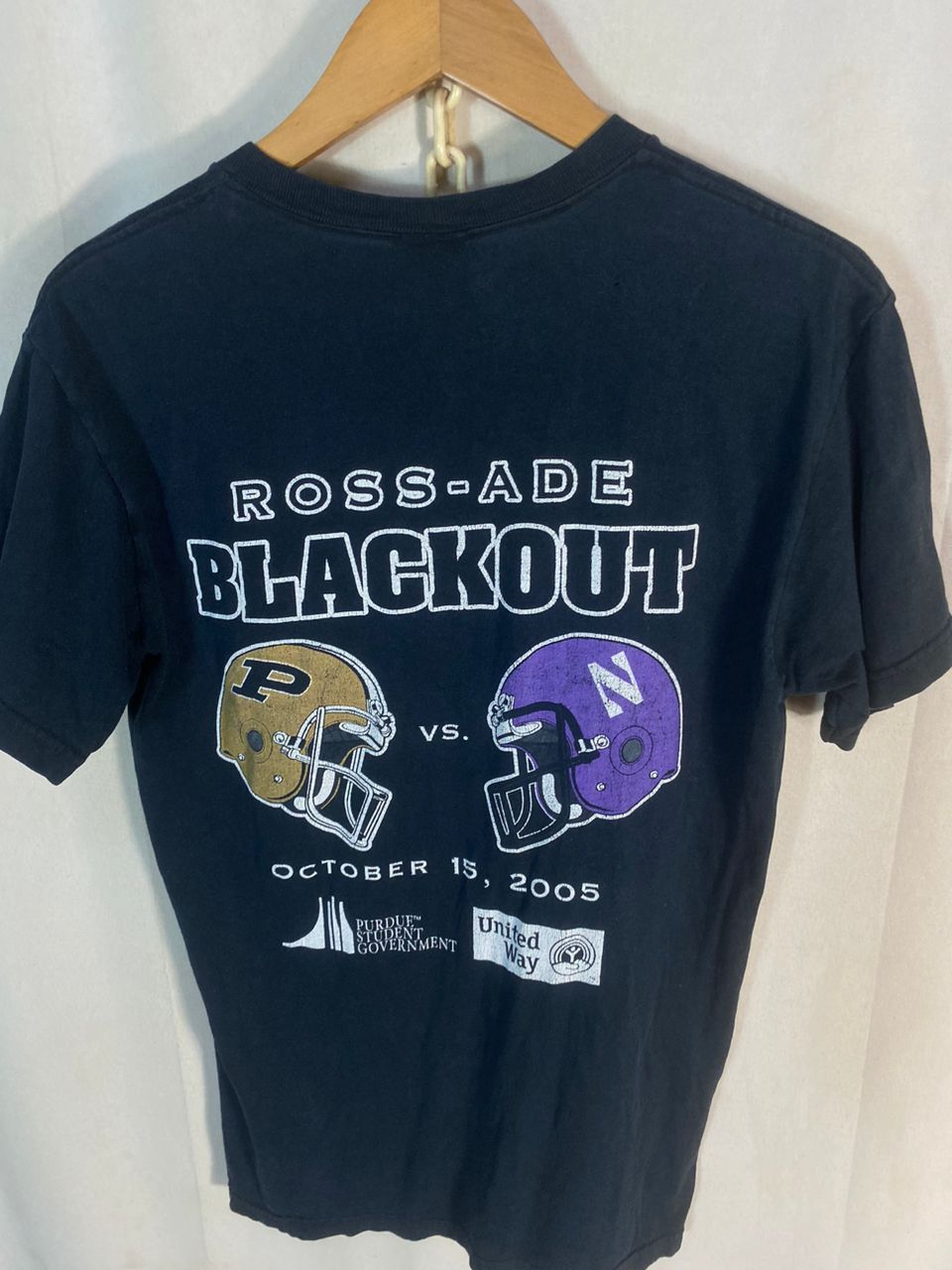 Fruit Of The Loom Vintage Ross-ade blackout tshirt by FOTL Size US M / EU 48-50 / 2 - 7 Thumbnail