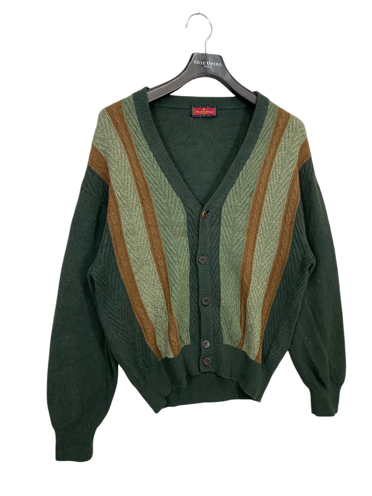 Austin Reed × Vintage Old money fashion austin reed london knit cardigan Size US L / EU 52-54 / 3 - 2 Thumbnail