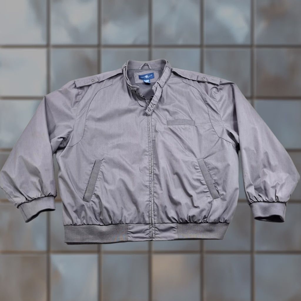 Vintage VINTAGE Towncraft Jacket Mens 2XL Gray Full Zip Softshell Bomber Jacket 80s 90s Mens Regular Size US XXL / EU 58 / 5 - 1 Thumbnail