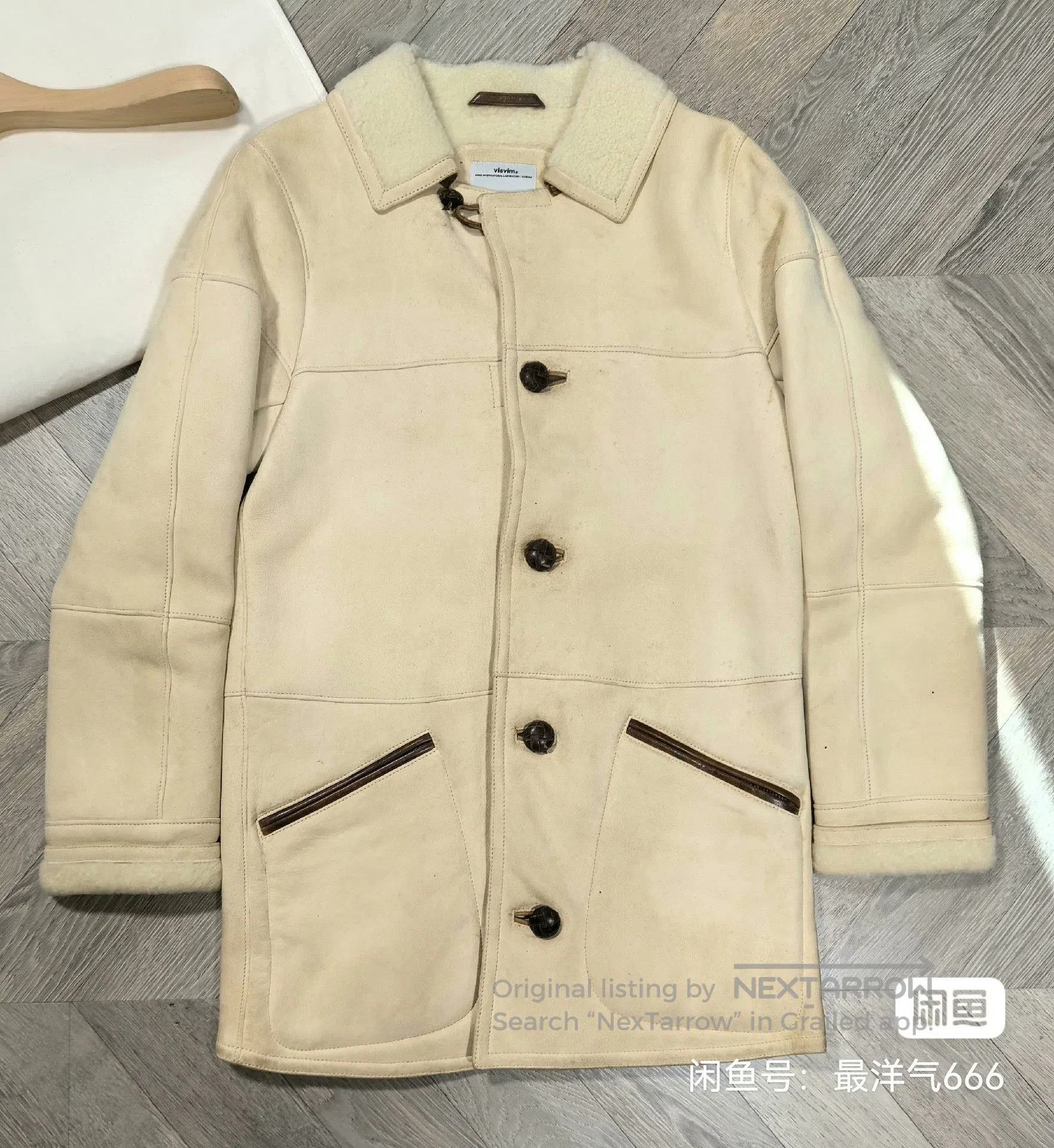 Visvim visvim patton coat in ivory color. Size US M / EU 48-50 / 2 - 1 Thumbnail