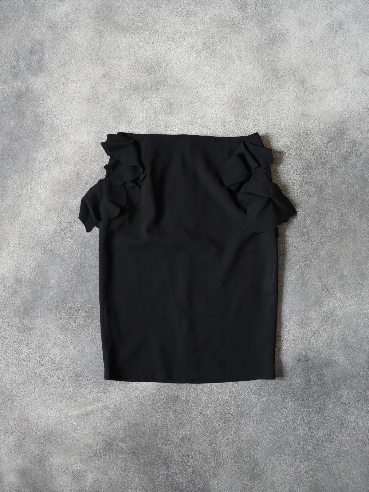 Jil Sander S/S 2010 Jil Sander By Raf Simons RUNWAY Ruffle Midi Skirt Size 32" / US 10 / IT 46 - 3 Thumbnail