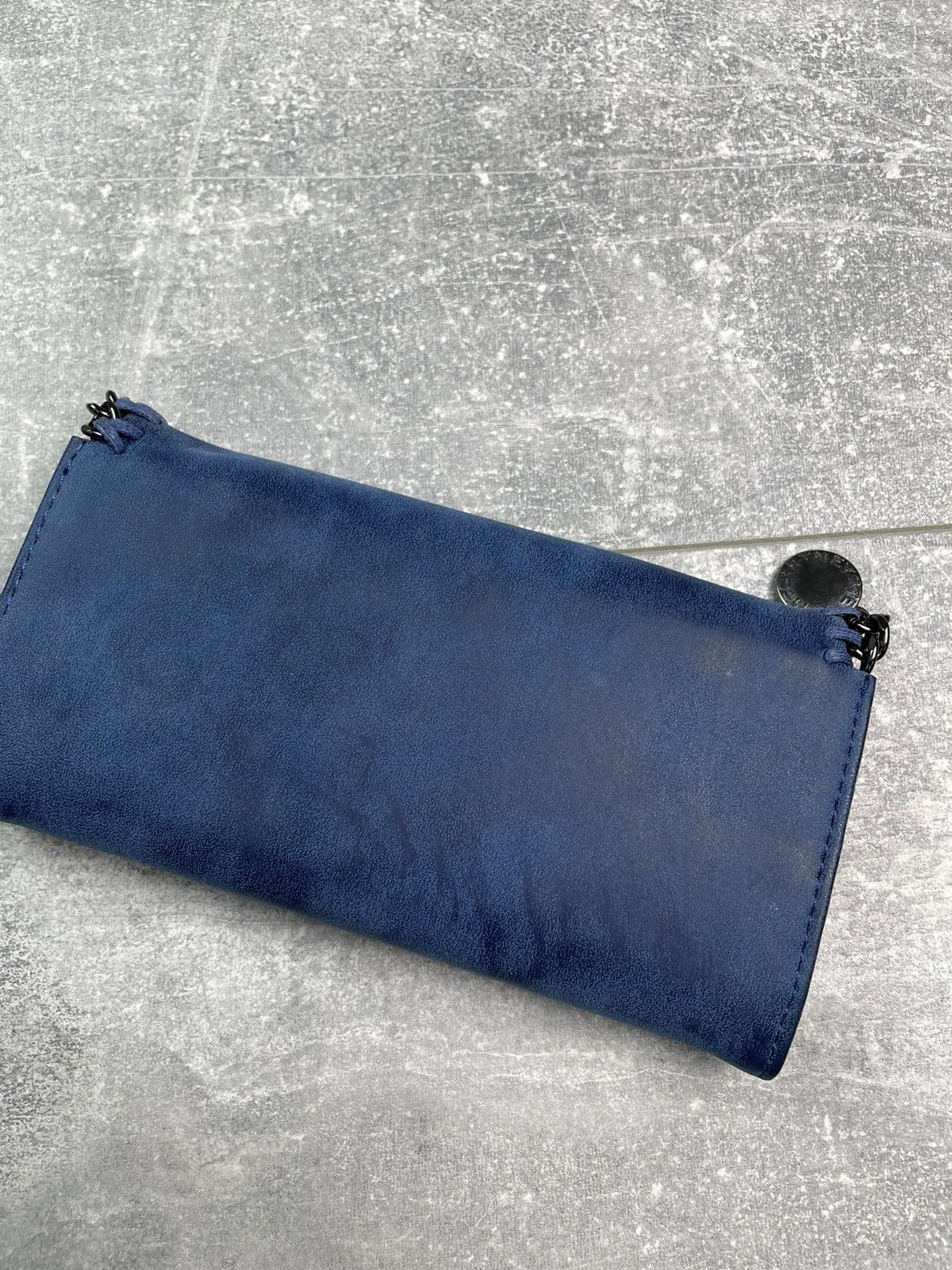 Stella McCartney Stella McCartney Leather Wallet Blue Size ONE SIZE - 5 Thumbnail