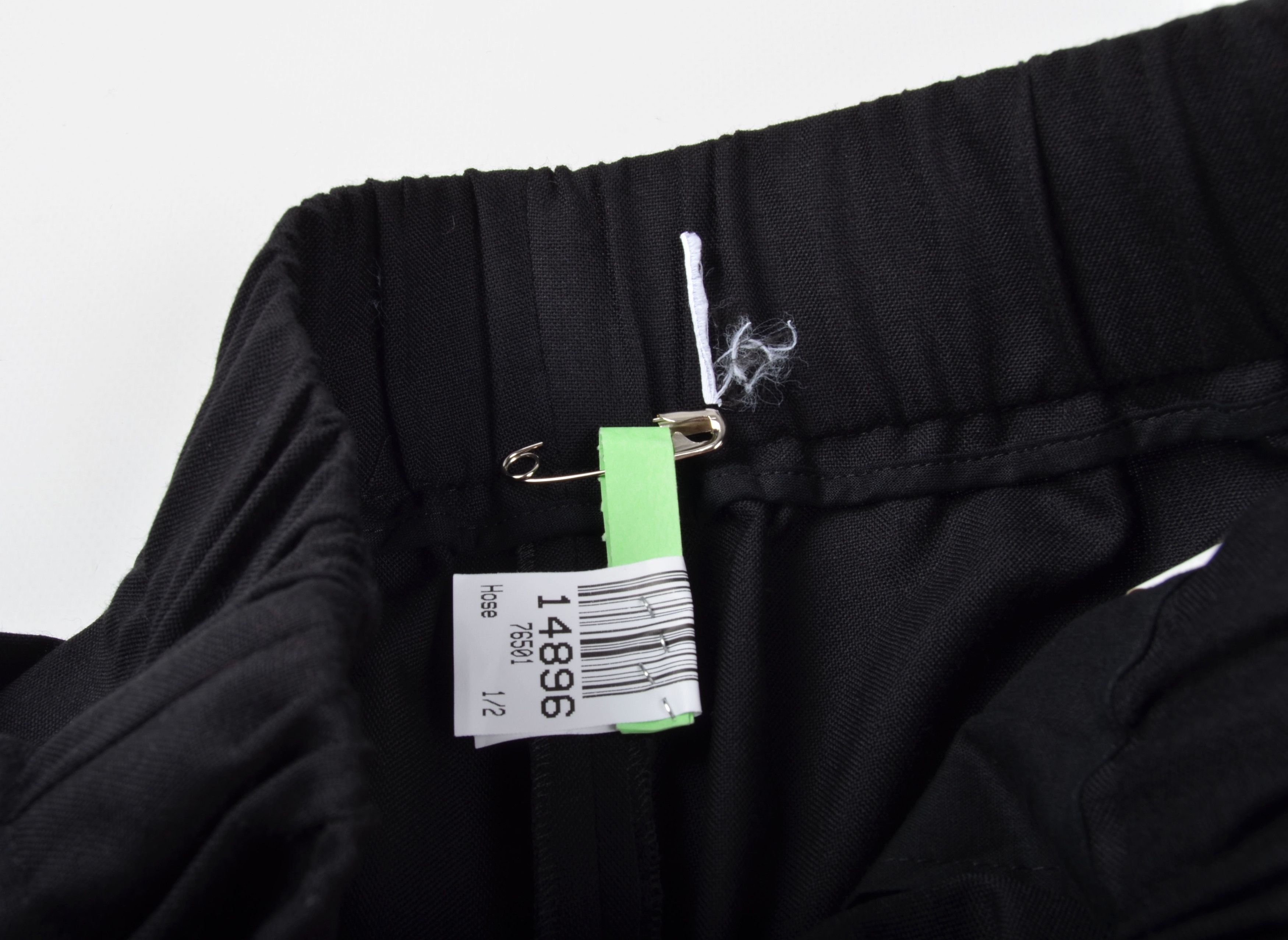Loewe Loewe Black Wool Wide Leg Cropped Culottes Trousers Pants Size 24" / US 00 / IT 34 - 7 Thumbnail