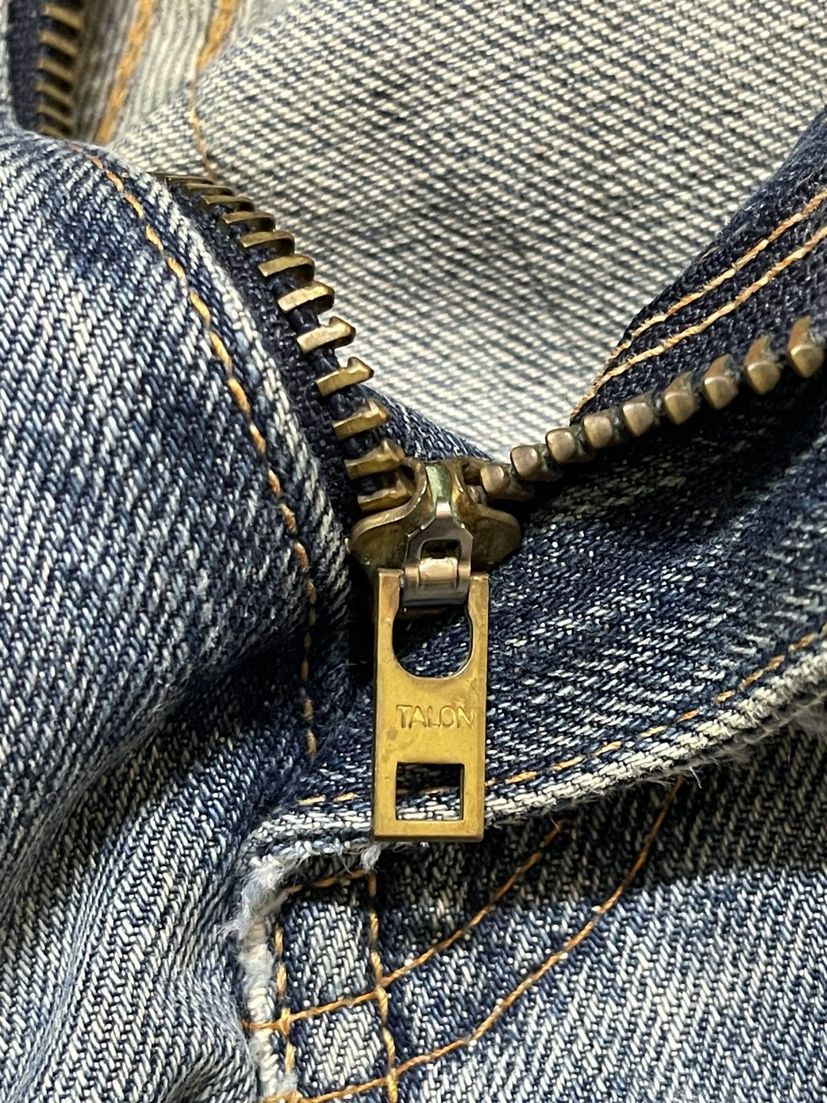 Levi's Vintage 80s Levis 501 Talon Selvedge E Mud Wash Distressed Size US 32 / EU 48 - 12 Thumbnail