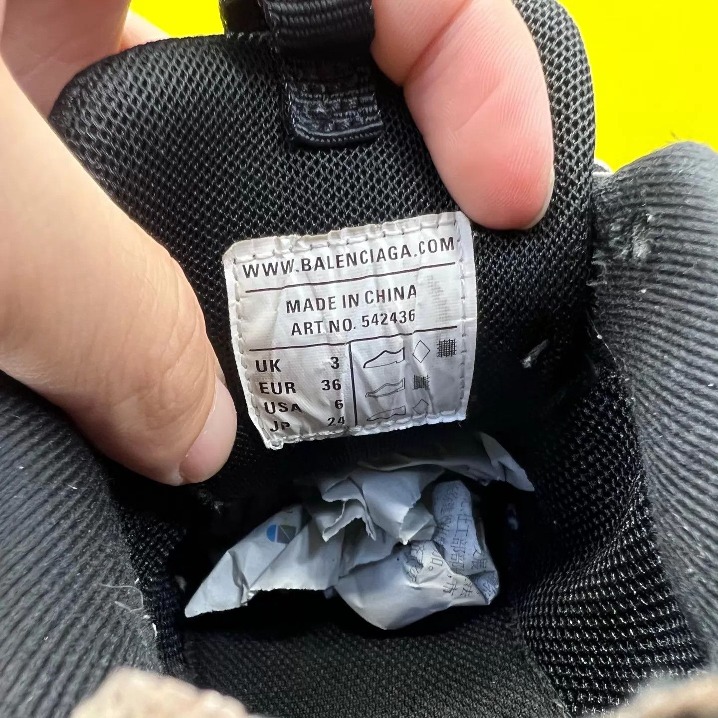 Balenciaga Balenciaga Track Black 36 (New) Size US 6 / IT 36 - 4 Thumbnail