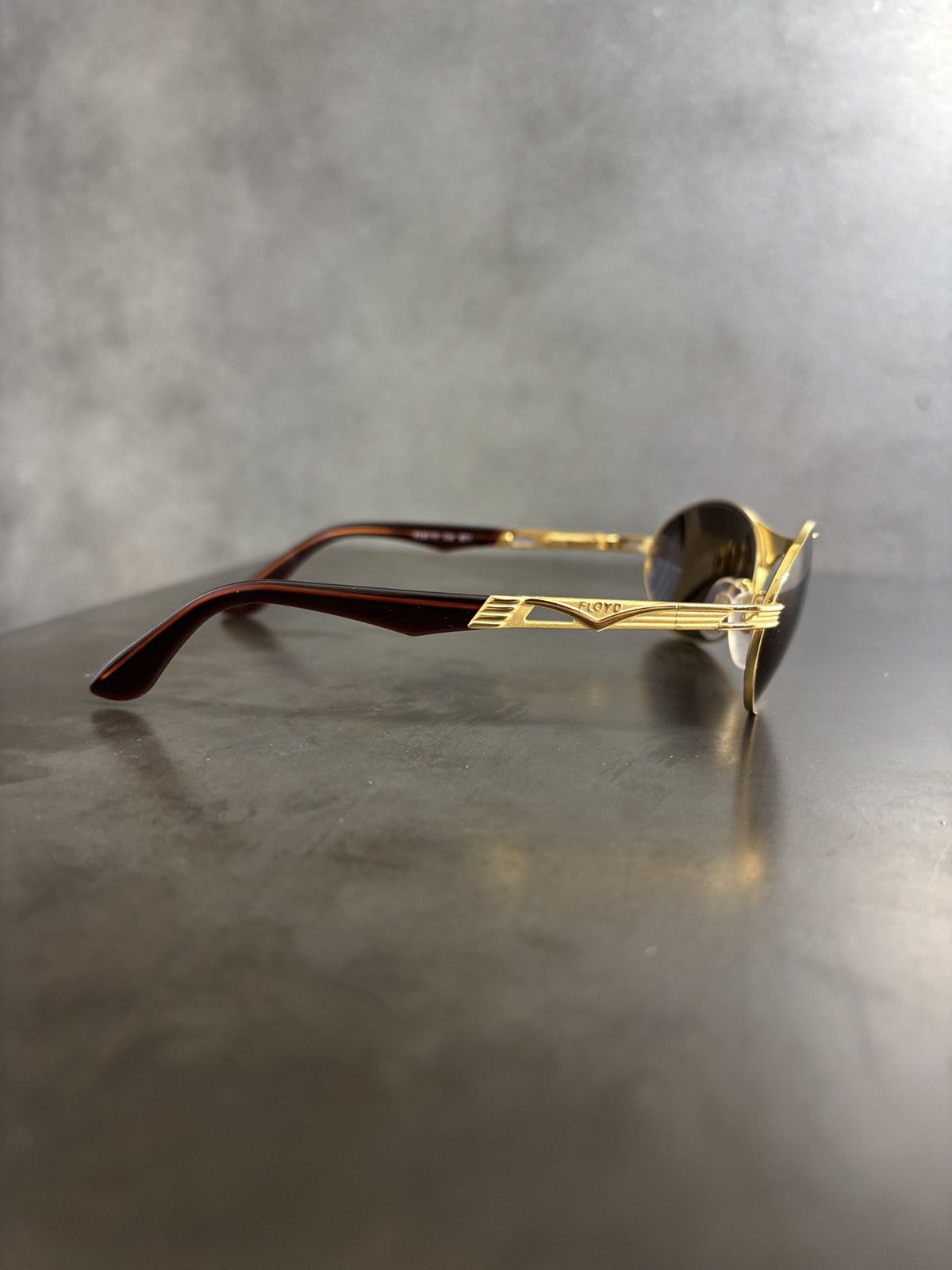 Vintage NOS 1990s Vintage Sunglasses Floyd Eyewear Metal Italy JPG Size ONE SIZE - 5 Thumbnail
