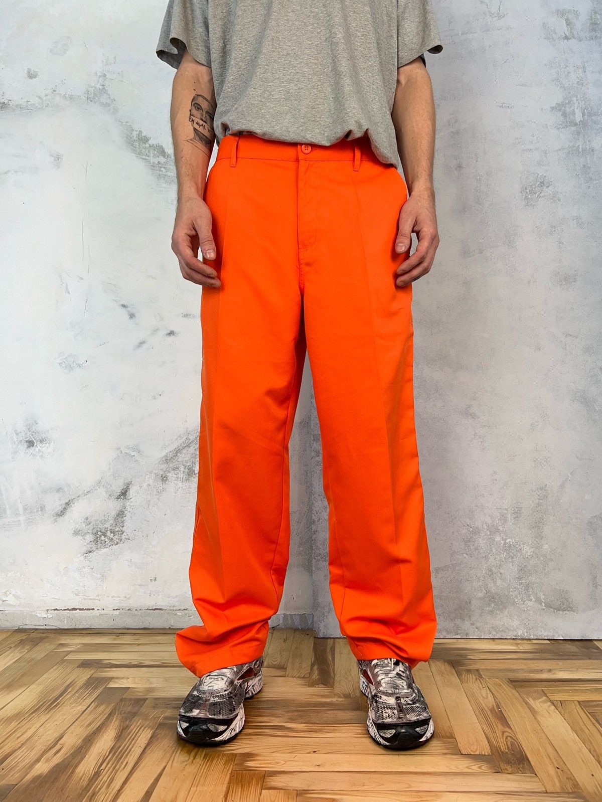 Dunlop Vintage Dunlop Orange Chino Pants Size 34 Size US 34 / EU 50 - 1 Thumbnail