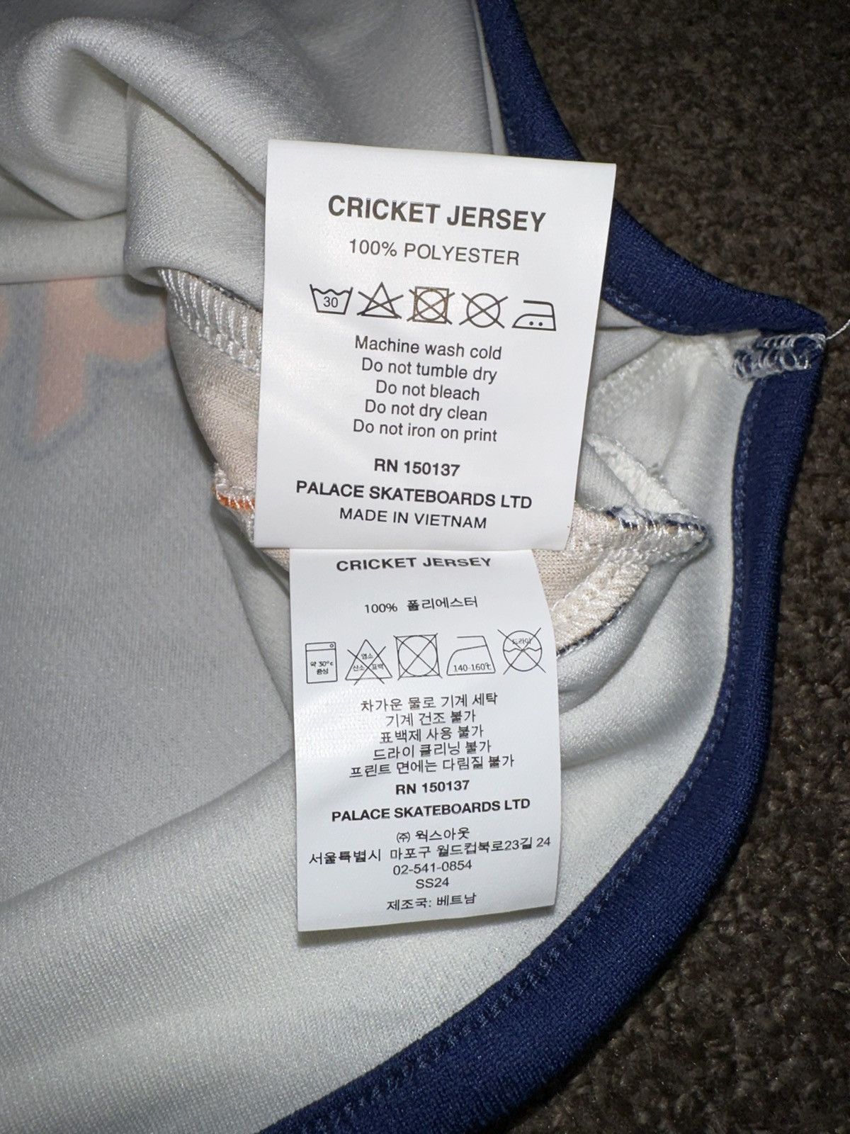 Palace Palace Cricket White Jersey Size US M / EU 48-50 / 2 - 17 Thumbnail