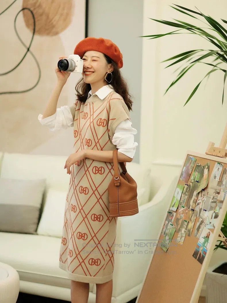 Hermes Hermes Pig nose logo all-over print dress Size XS / US 0-2 / IT 36-38 - 3 Thumbnail