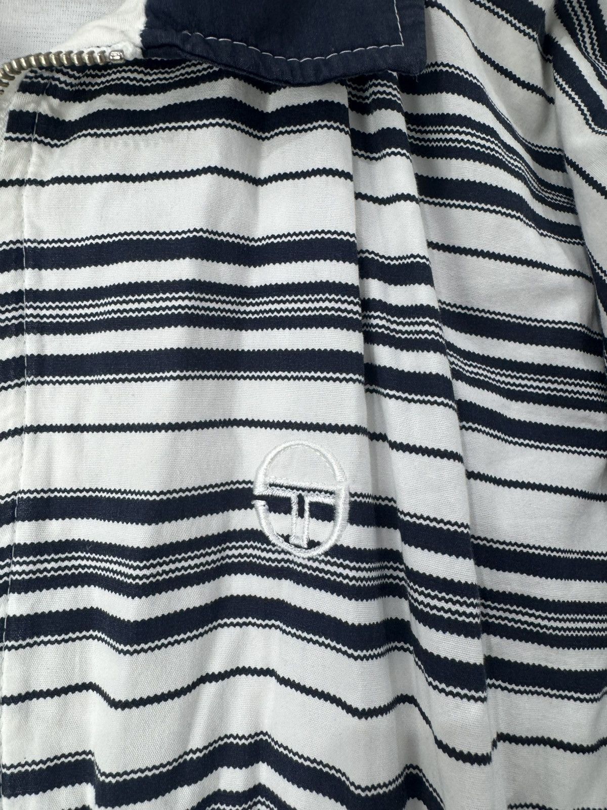 Sergio Tacchini Vintage Sergio Tacchini Track Jacket Navy Y2K Size L Size US M / EU 48-50 / 2 - 4 Thumbnail