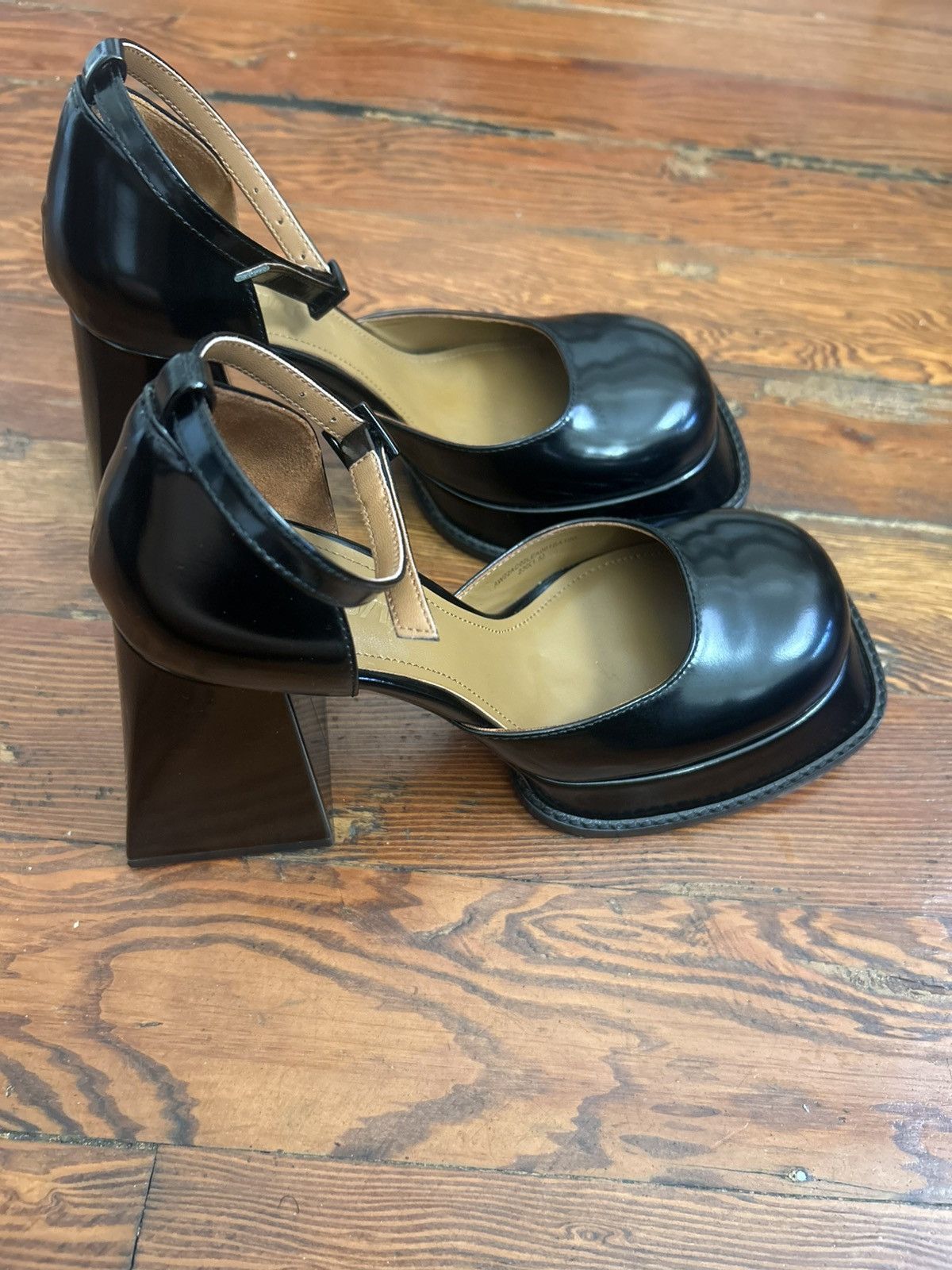 Shushu/Tong Shushu tong black round toe strap heel EU 36 Size US 6 / IT 36 - 2 Thumbnail