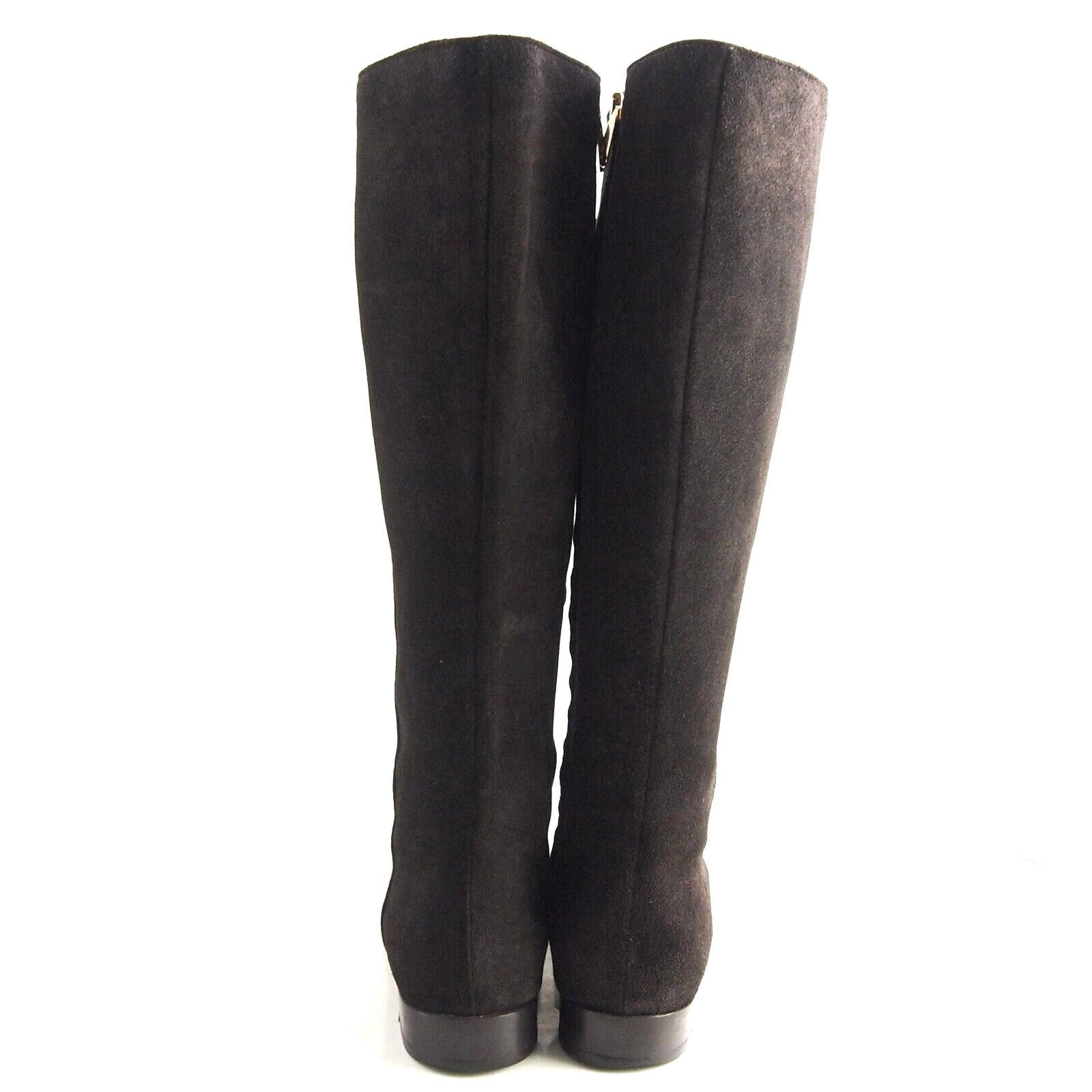 Max Mara Max Mara Riding Boots Brown Suede Size US 7 EU 37 $620 Size US 7 / IT 37 - 6 Thumbnail