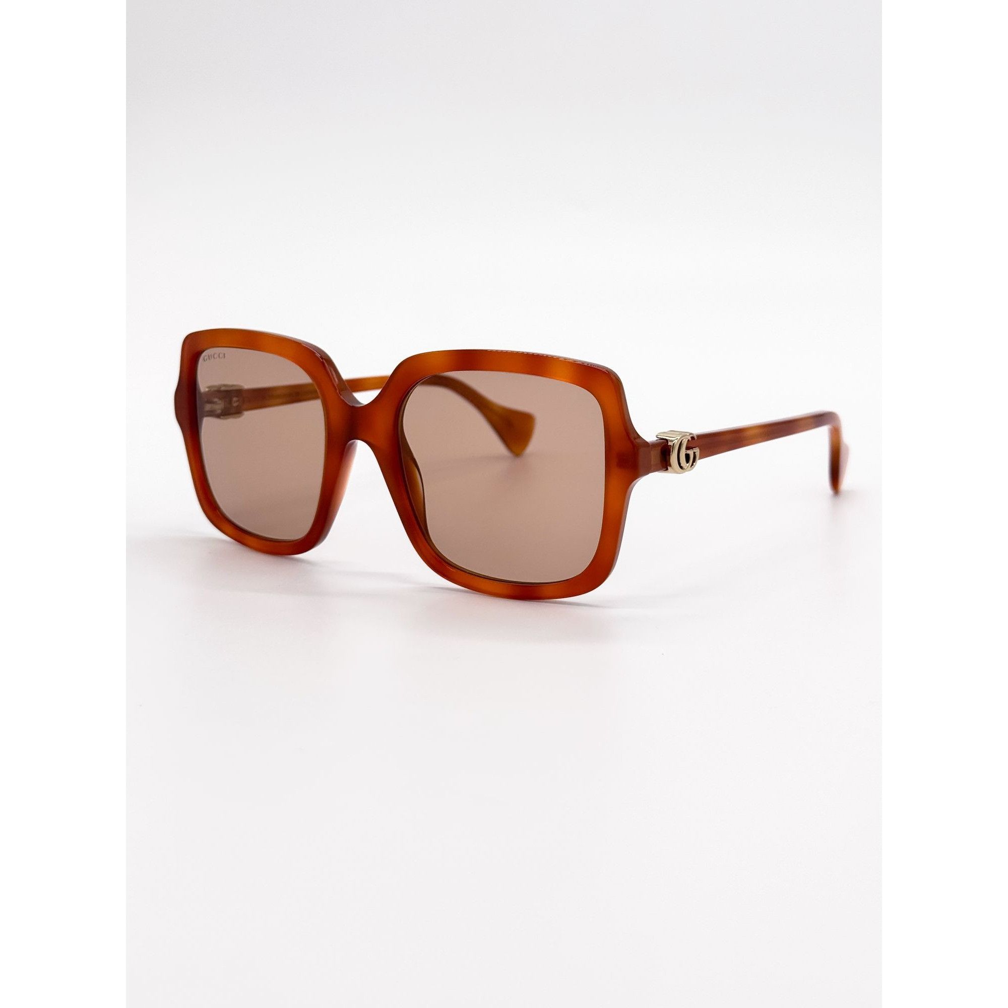 Gucci NEW GUCCI SUNGLASSES GG1070S 002 HAVANA OVERSIZED WOMEN Size ONE SIZE - 2 Thumbnail
