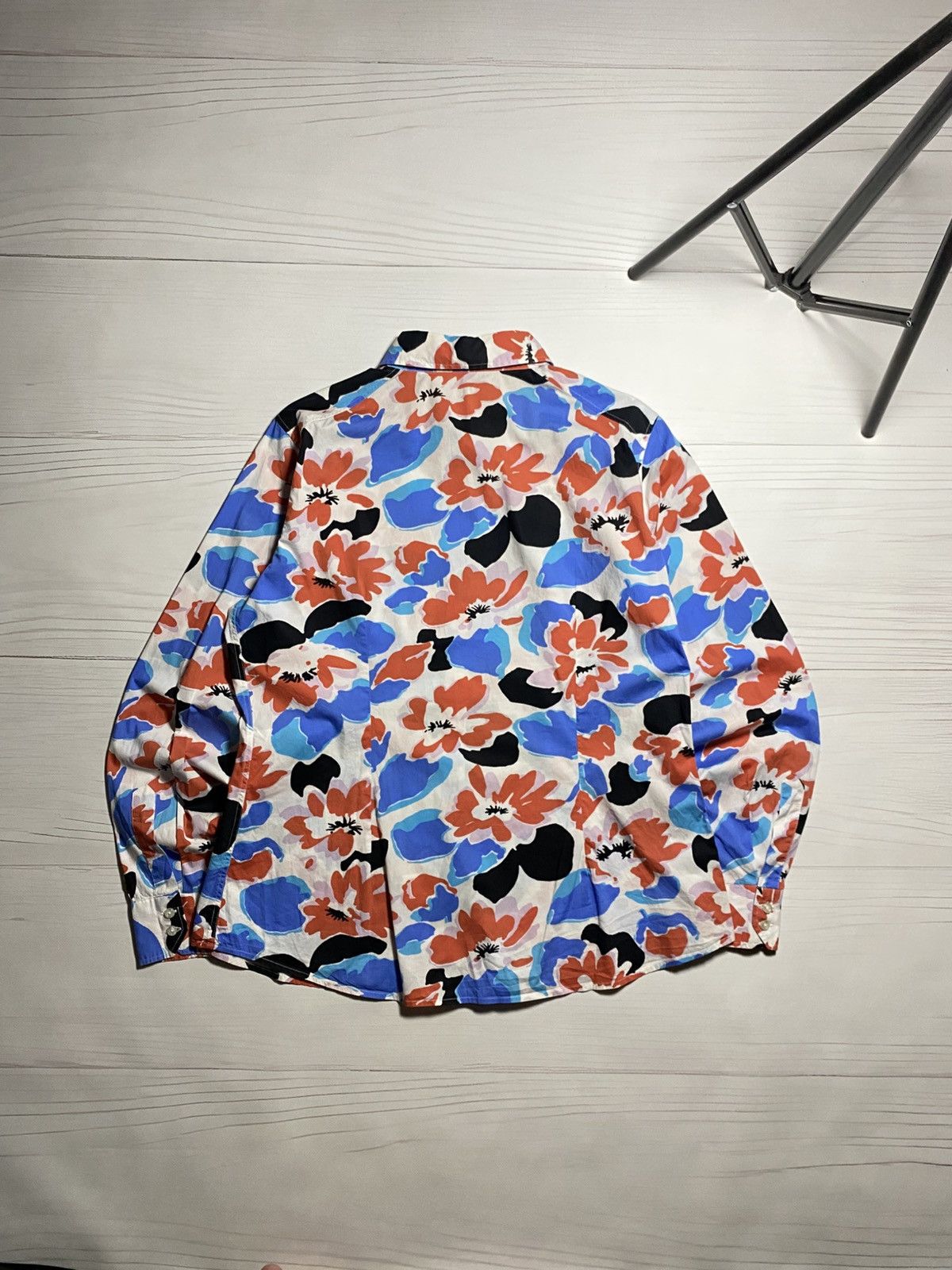 Etro Etro Multicolor Floral Cotton Blend button up Shirt Size XL / US 12-14 / IT 48-50 - 2 Thumbnail
