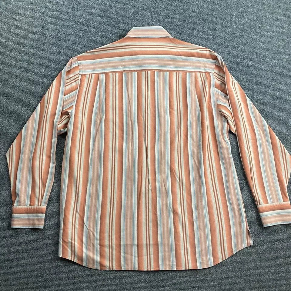 Tommy Bahama Tommy Bahama Silk Shirt Men's Large Striped Multicolor L Size US L / EU 52-54 / 3 - 5 Thumbnail