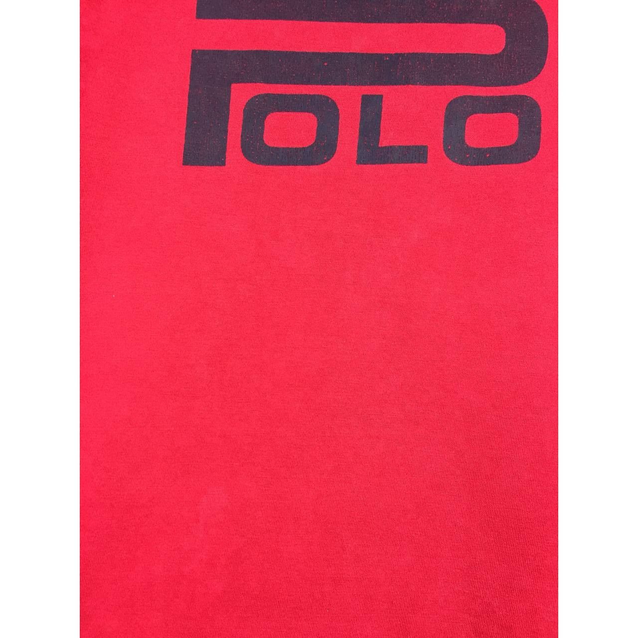 Polo Ralph Lauren Vtg Polo Sport Ralph Lauren Big logo Spell Out Tee Size US M / EU 48-50 / 2 - 8 Thumbnail