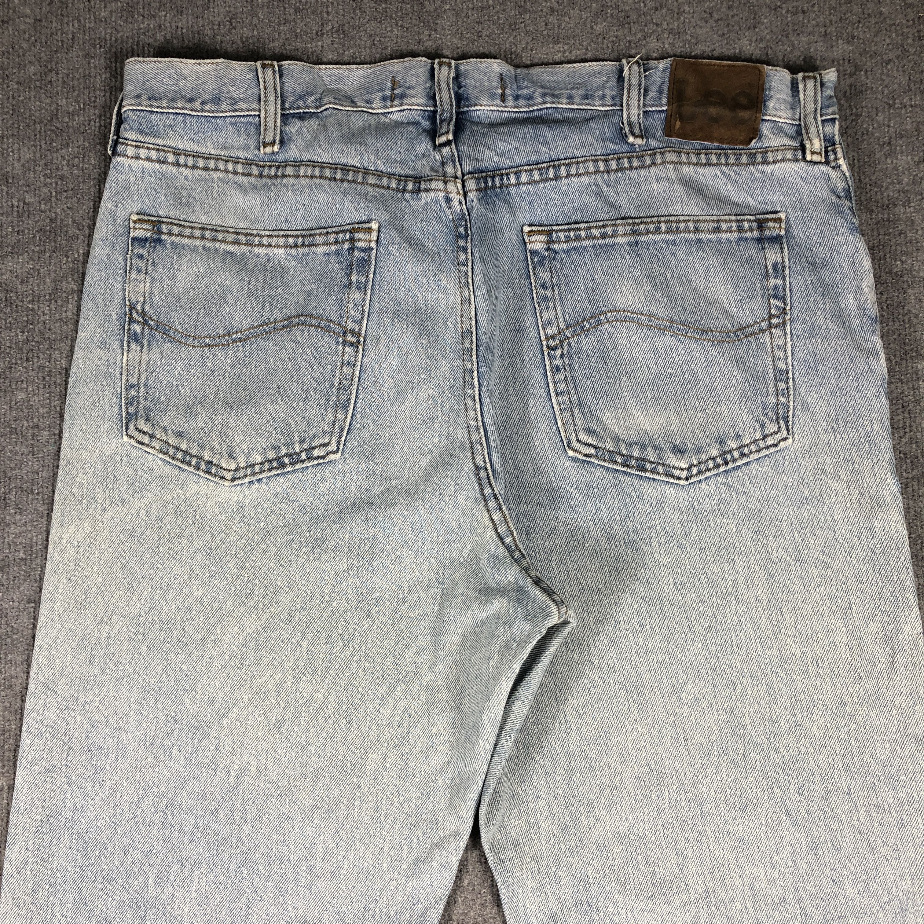 Lee × Vintage Vintage Lee Regular Fit Light Blue Wash Jeans L804 Size US 39 - 5 Thumbnail