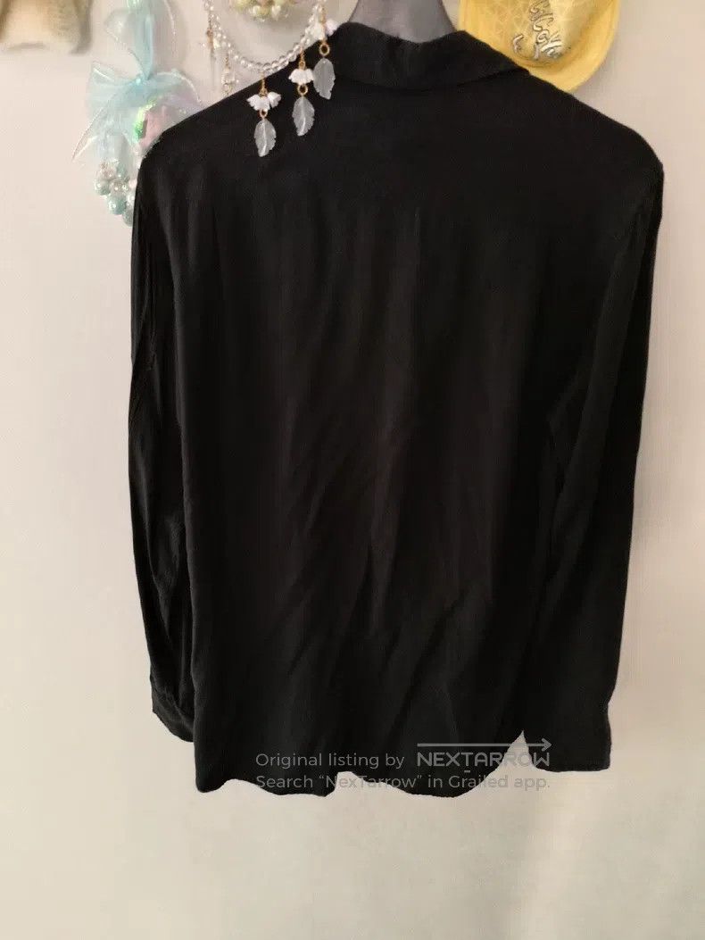Ann Demeulemeester Ann Demeulemeester 38 cuts black shirt with a knife Size M / US 6-8 / IT 42-44 - 5 Thumbnail
