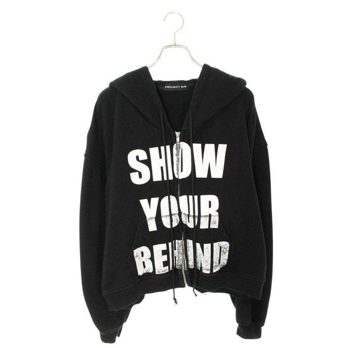 Project G/R Unbalanced Jacket グレー グリーン 2 ☆人気☆【Project G/R】☆Unbalanced Reworked Bomber Jacket