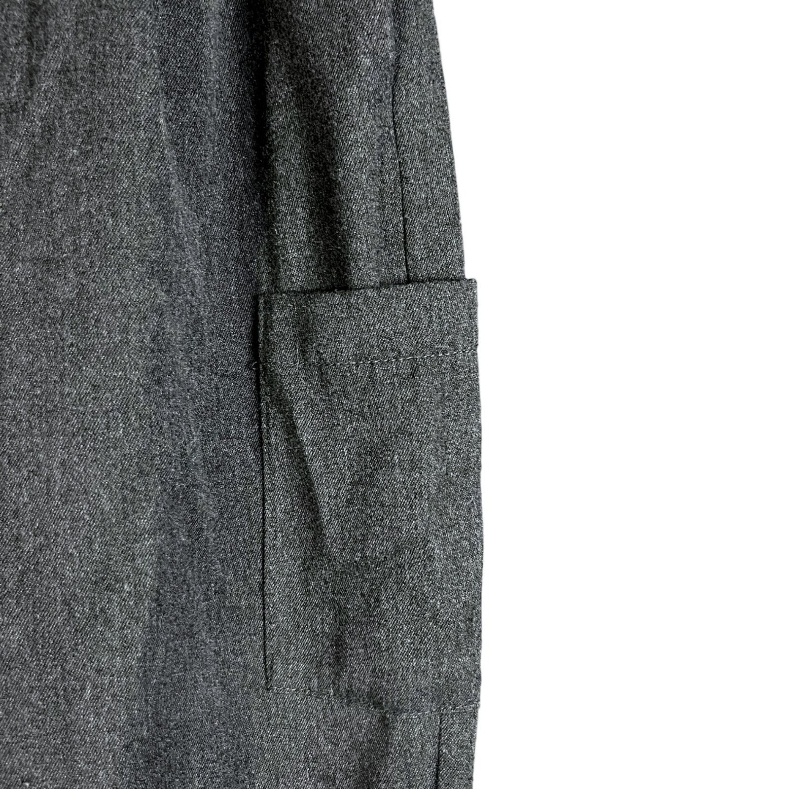Zara Zara Womens 4 Dark Gray Pleated Gathered Utility Cargo Pants Size 27" / US 4 / IT 40 - 8 Thumbnail