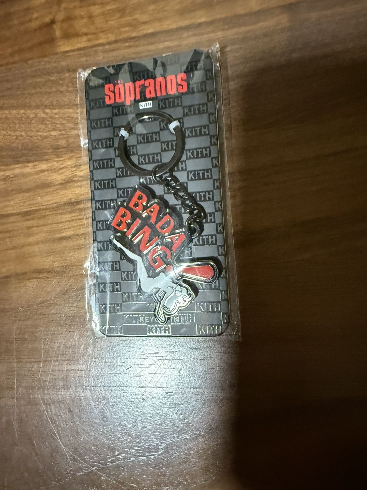 Kith Kith for The Sopranos Bada Bing Keychain Black 100% Brass Size ONE SIZE - 5 Thumbnail