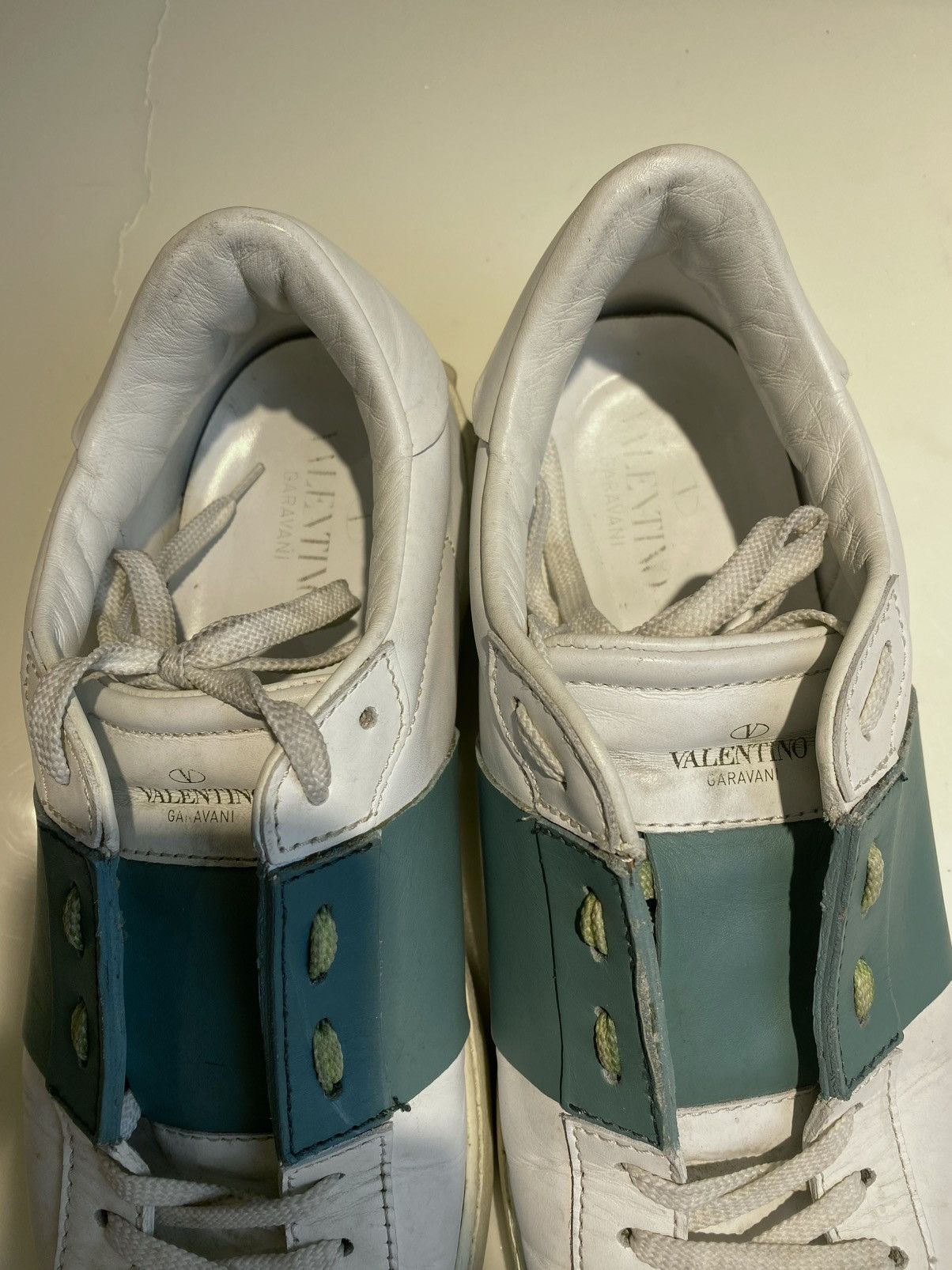 Valentino Valentino White Studs Laced Sneaker 43 Size US 10 / EU 43 - 8 Thumbnail